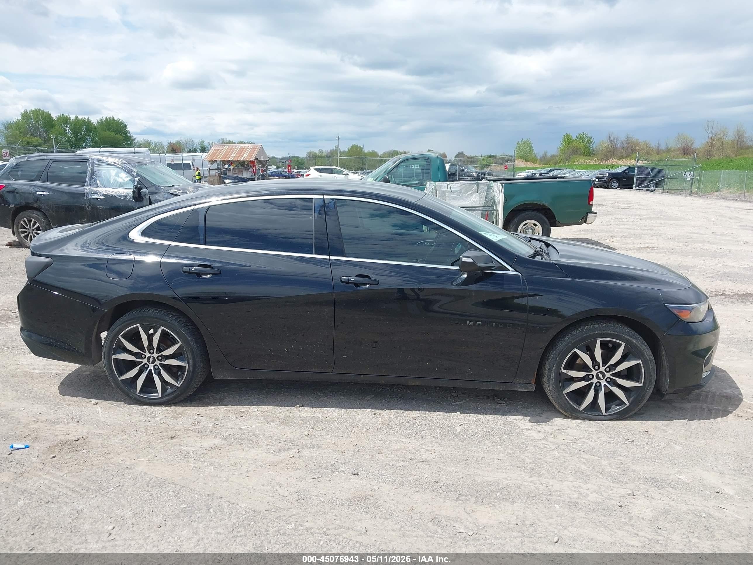 2018 Chevrolet Malibu Lt Black vin: 1G1ZD5ST5JF271384