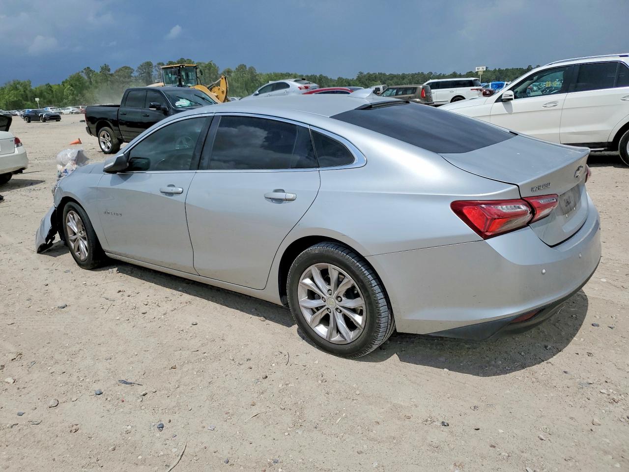 2019 Chevrolet Malibu Lt Silver vin: 1G1ZD5ST5KF170055