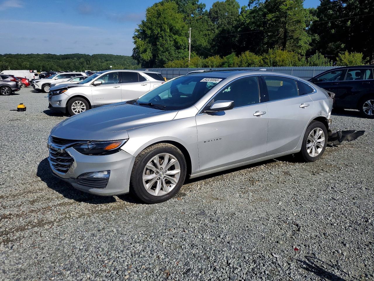 2019 Chevrolet Malibu Lt Silver vin: 1G1ZD5ST5KF223708