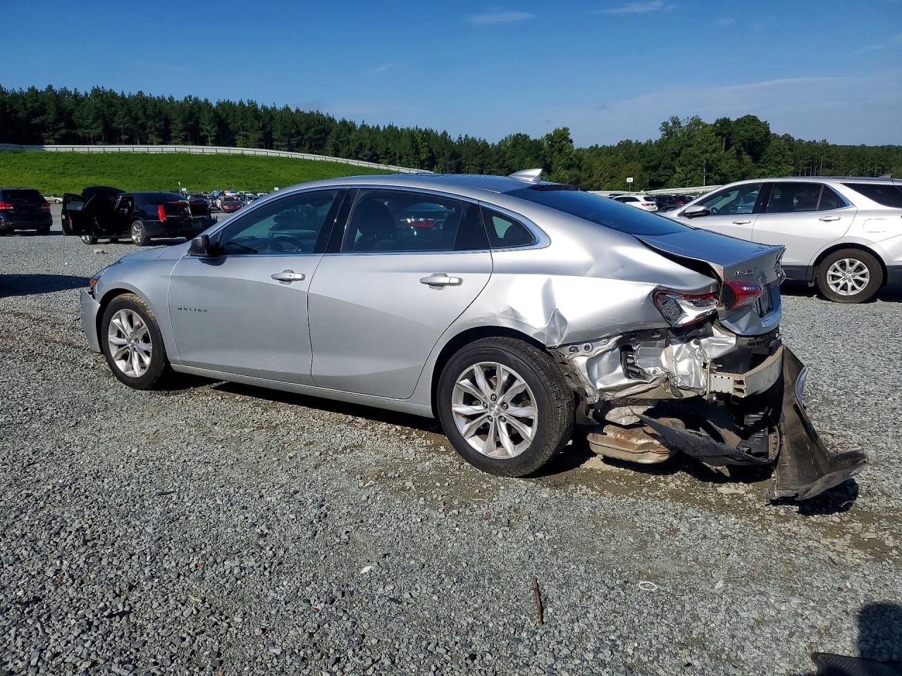 2019 Chevrolet Malibu Lt Серебряный vin: 1G1ZD5ST5KF223708