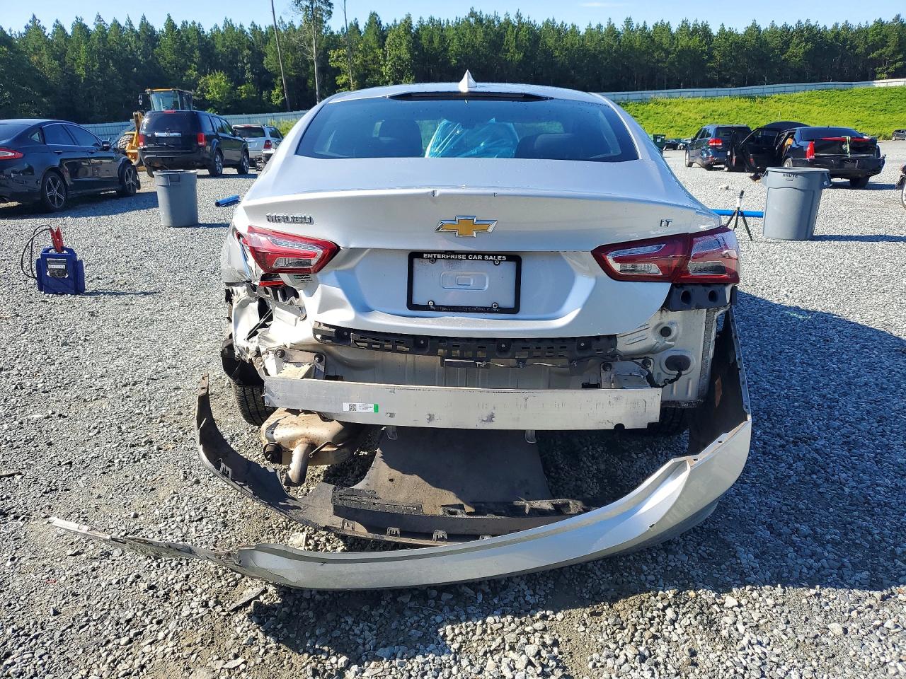 2019 Chevrolet Malibu Lt Серебряный vin: 1G1ZD5ST5KF223708