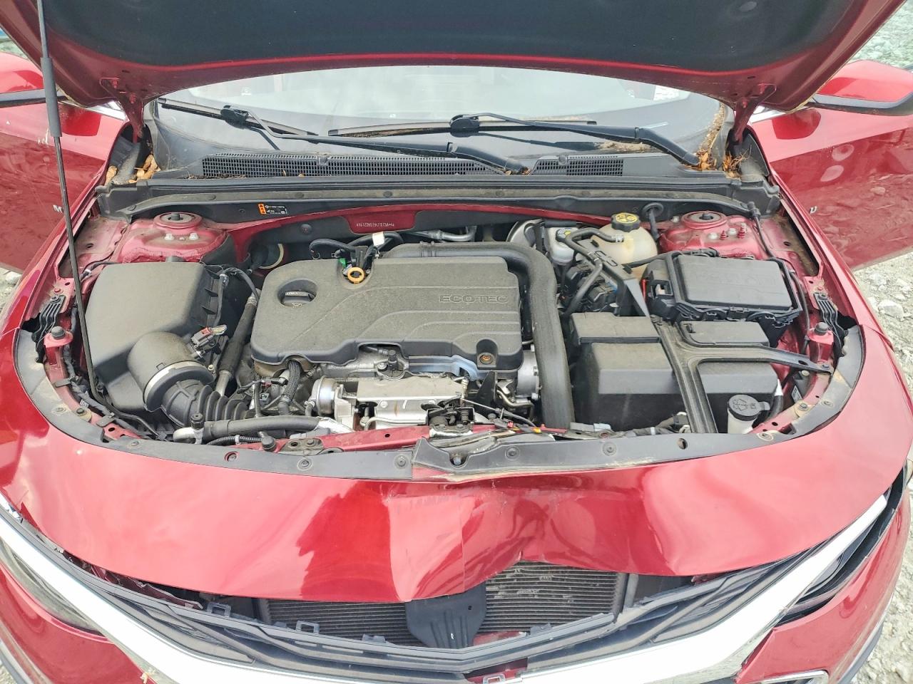 2020 Chevrolet Malibu Lt Red vin: 1G1ZD5ST5LF073844