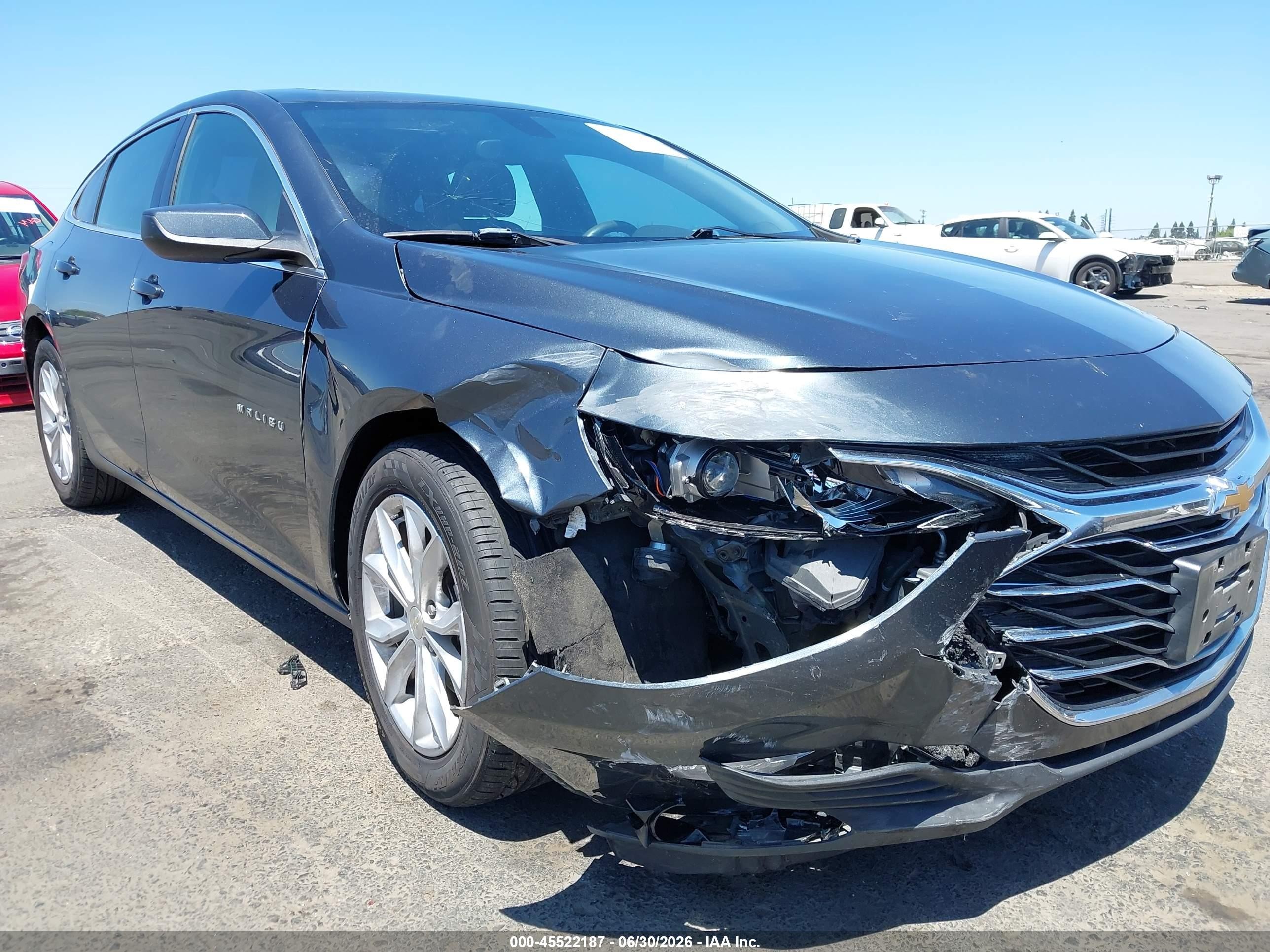 2020 Chevrolet Malibu Fwd Lt Gray vin: 1G1ZD5ST5LF089302