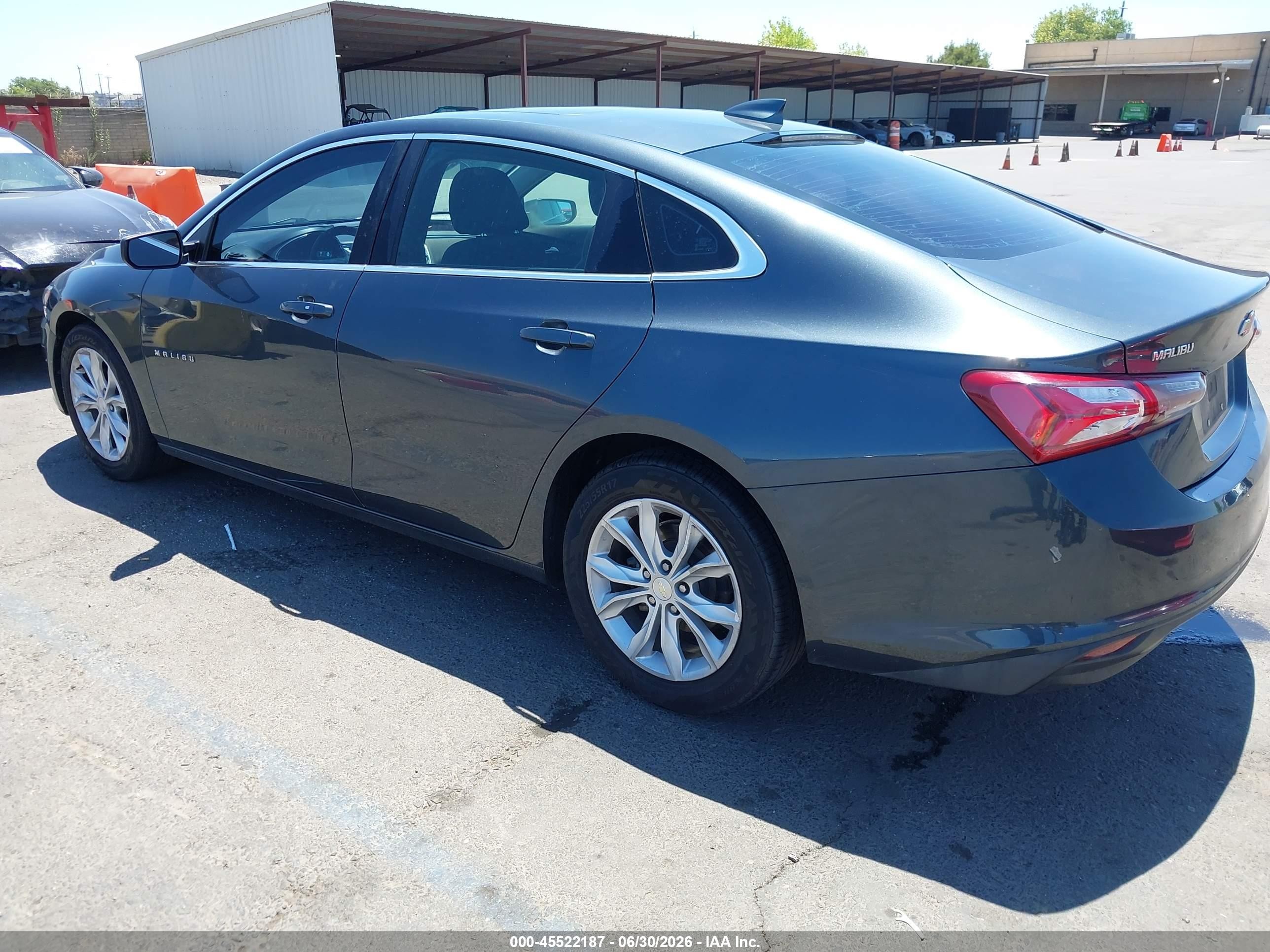 2020 Chevrolet Malibu Fwd Lt Gray vin: 1G1ZD5ST5LF089302
