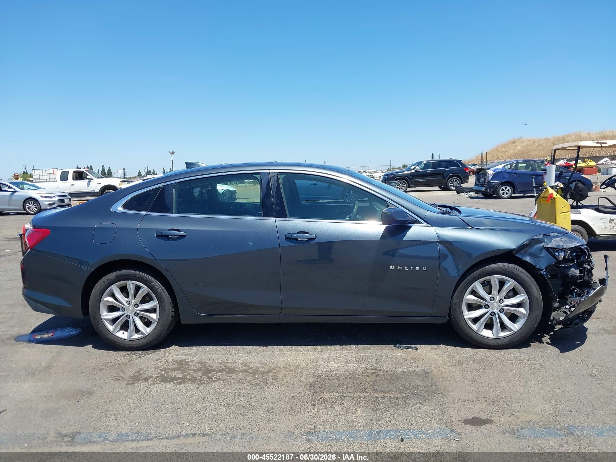 2020 Chevrolet Malibu Fwd Lt Gray vin: 1G1ZD5ST5LF089302