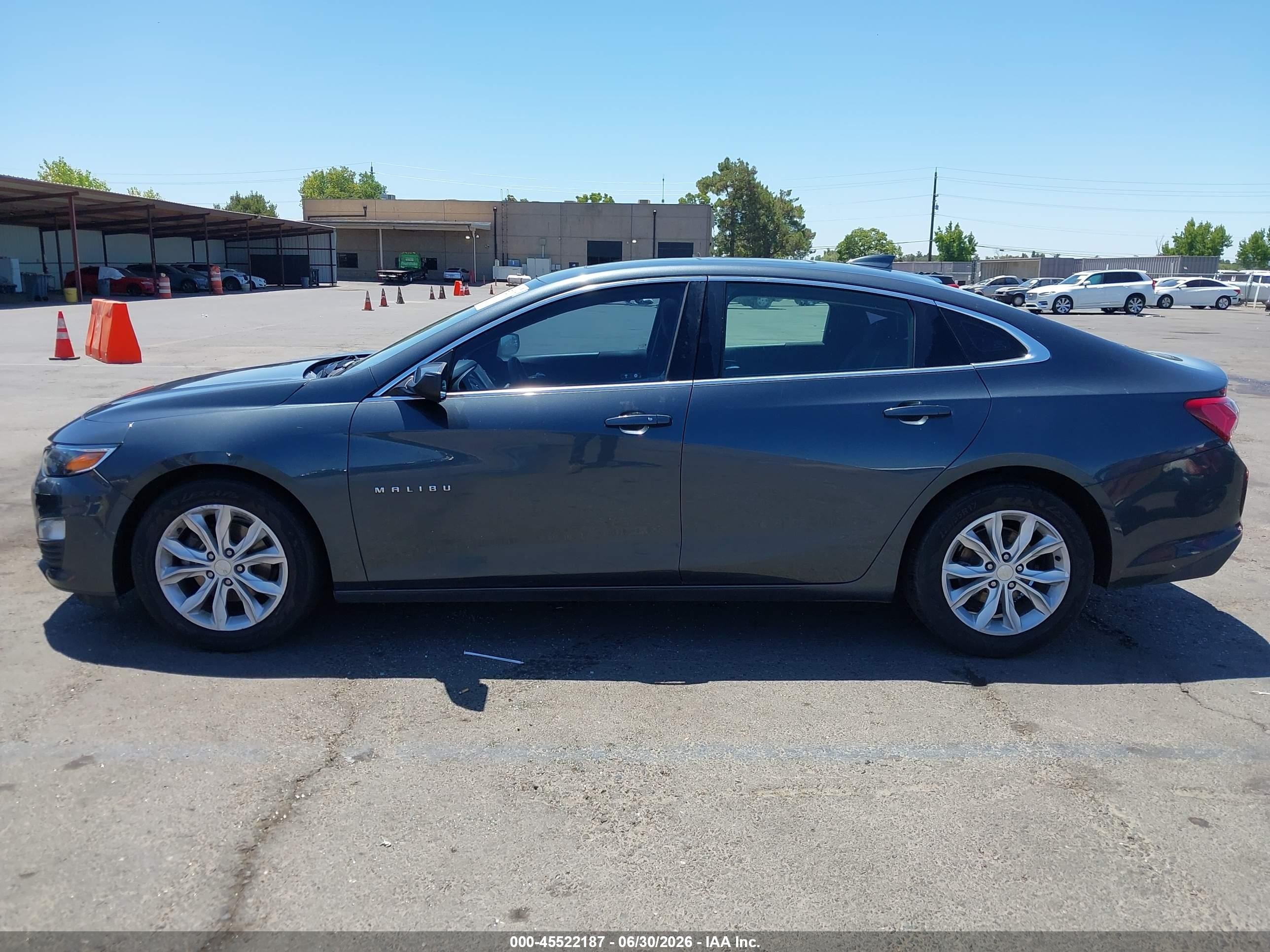 2020 Chevrolet Malibu Fwd Lt Gray vin: 1G1ZD5ST5LF089302