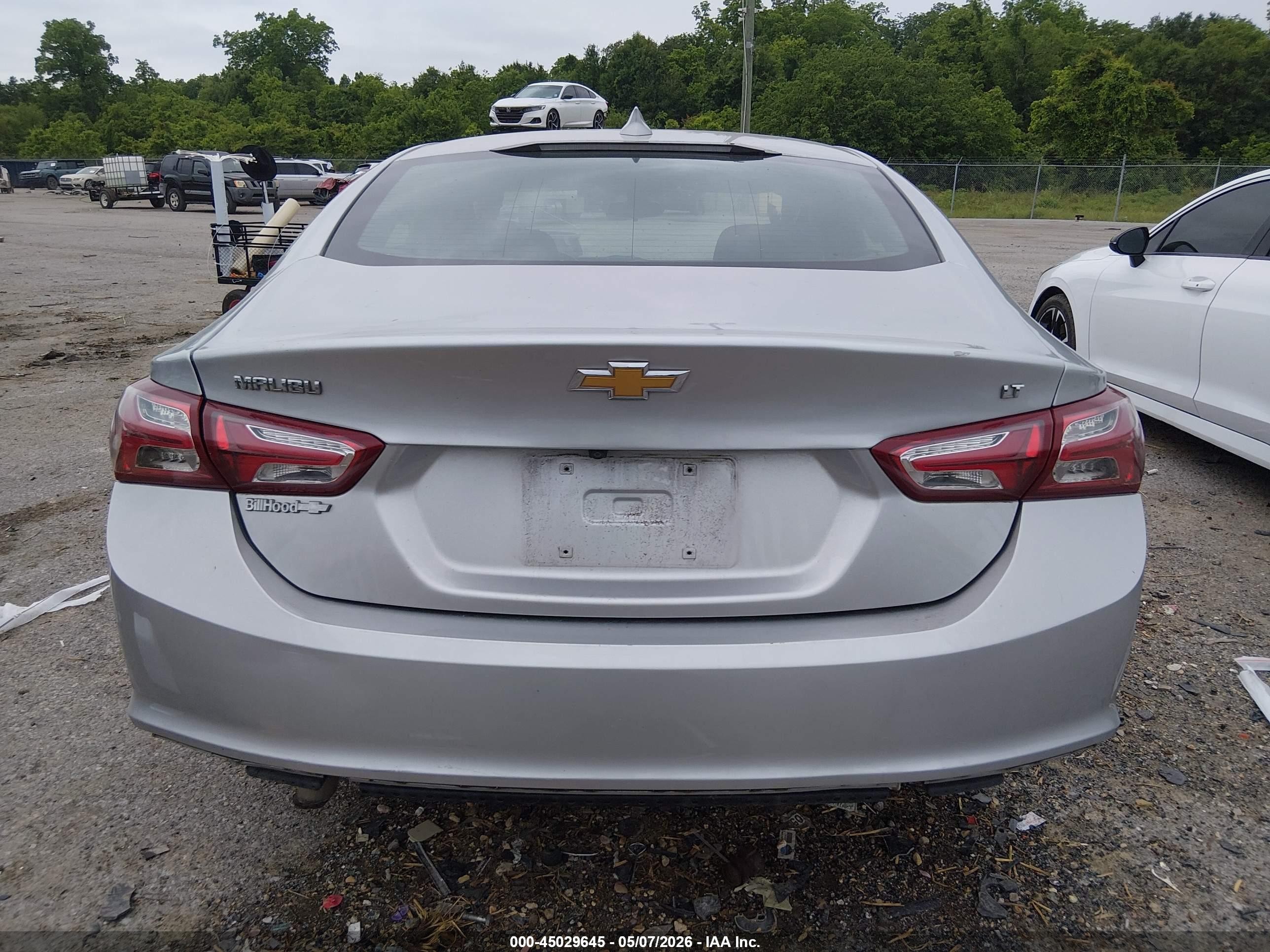 2021 Chevrolet Malibu Fwd Lt Silver vin: 1G1ZD5ST5MF007800