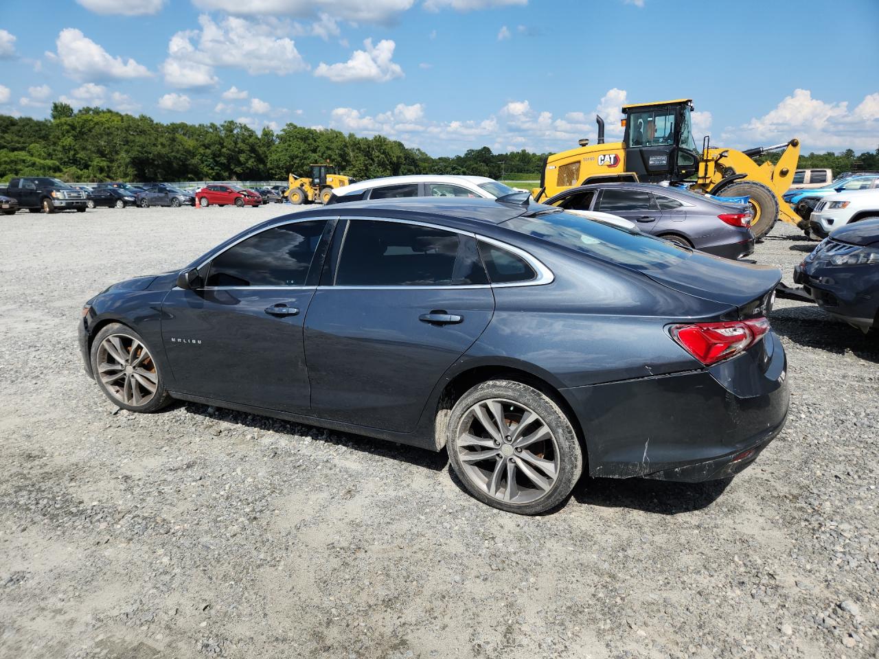 2021 Chevrolet Malibu Lt Gray vin: 1G1ZD5ST5MF077104 Damage: Left Qtr Panel, Dent(S) W/ Paint Dmg, 2 To 3 Inches