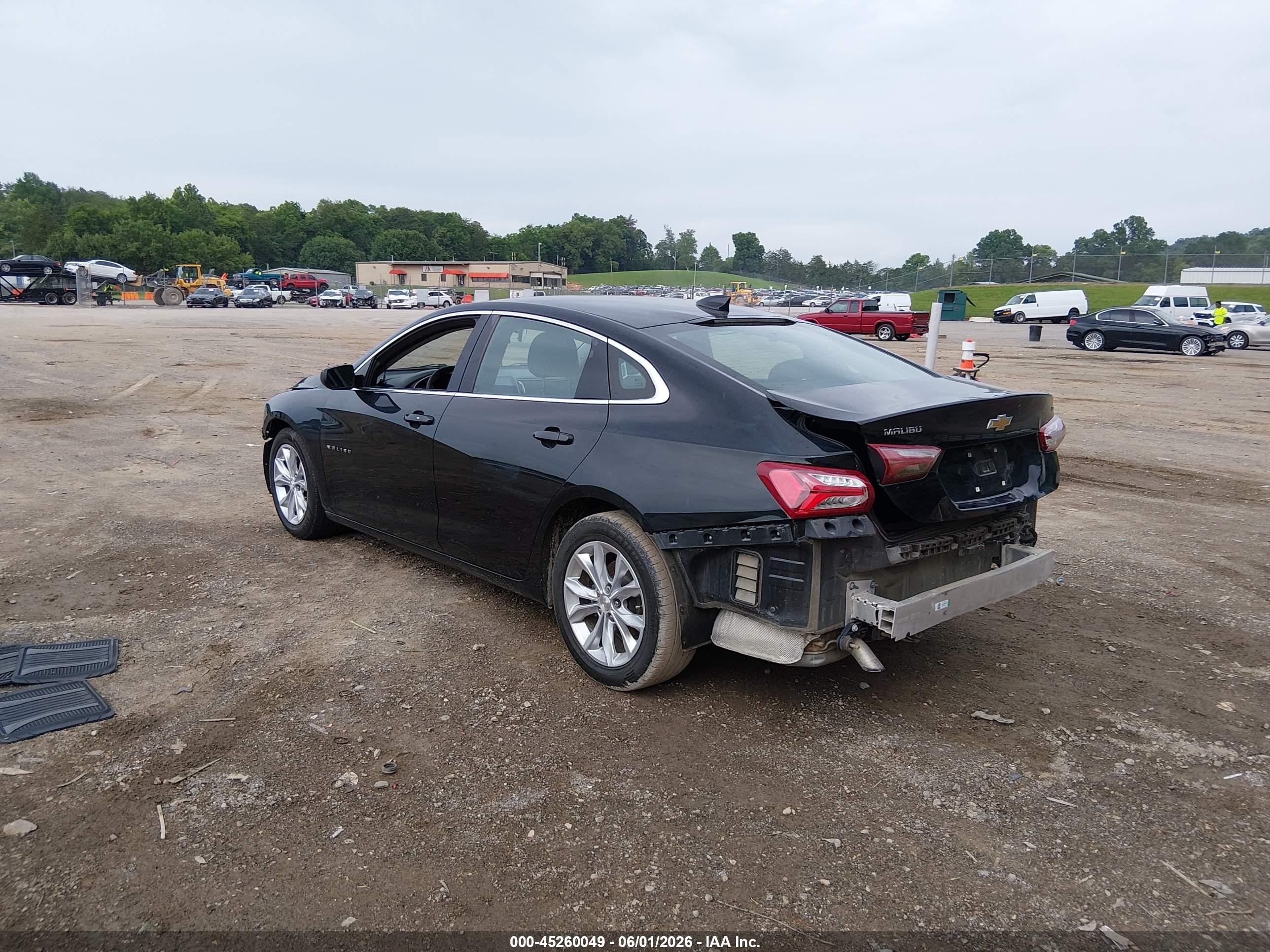 2022 Chevrolet Malibu Fwd Lt Black vin: 1G1ZD5ST5NF126979