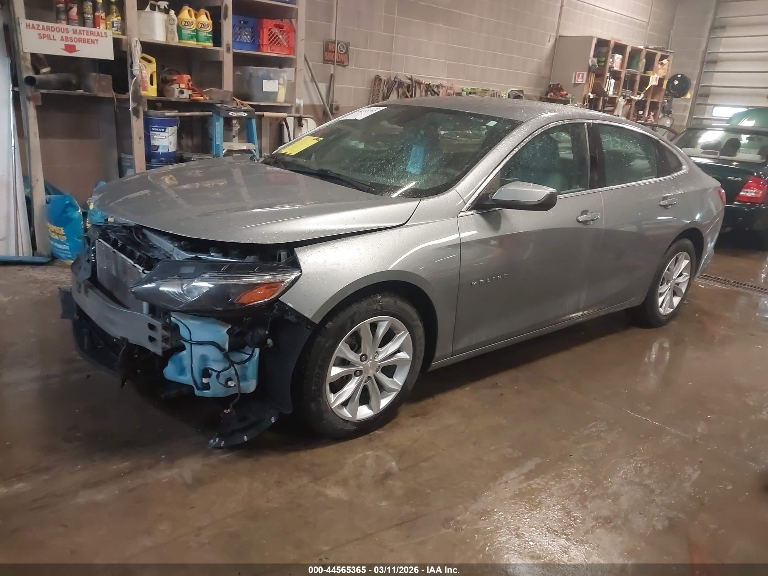 2023 Chevrolet Malibu Fwd 1lt Gray vin: 1G1ZD5ST5PF130467