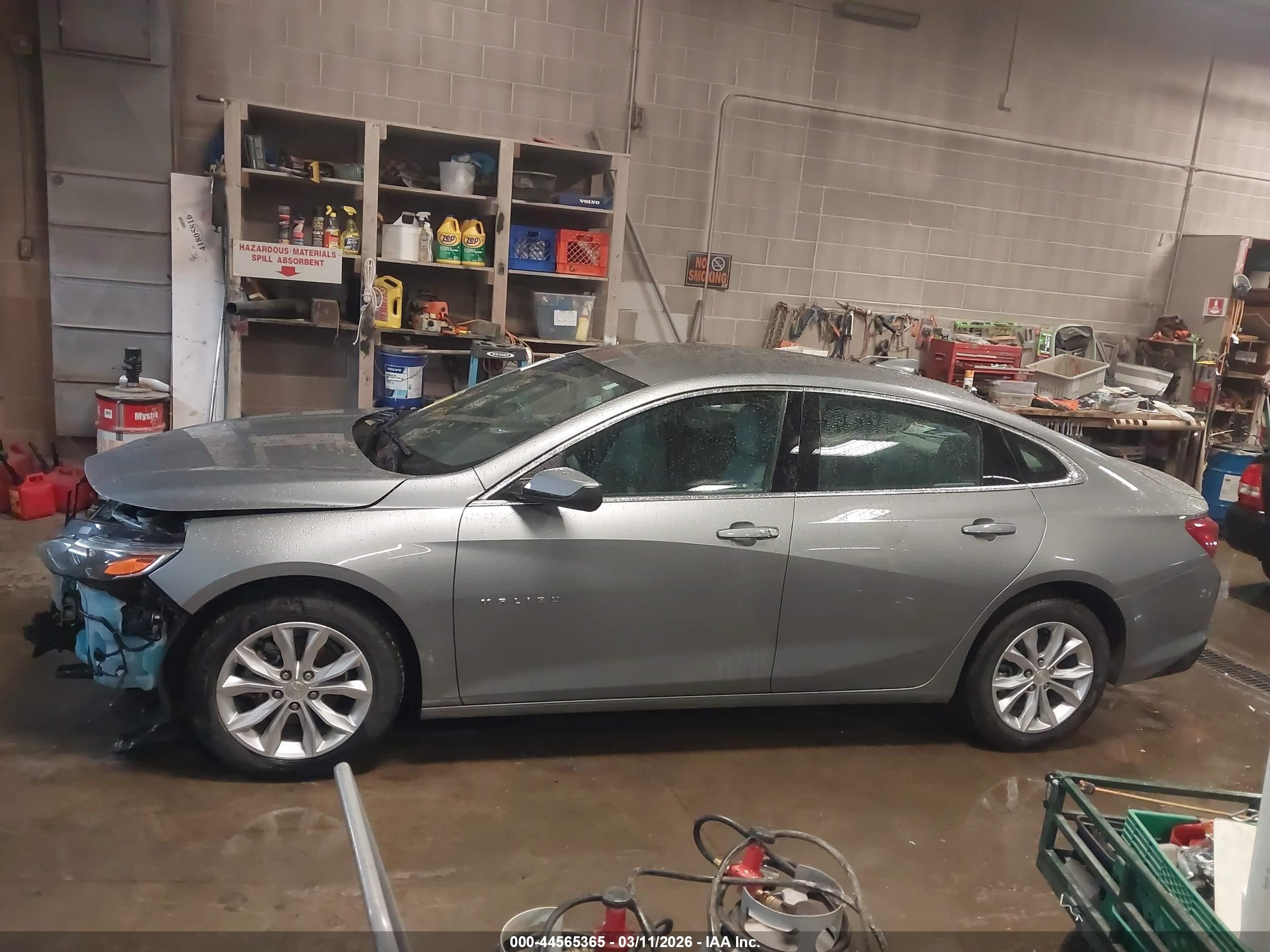 2023 Chevrolet Malibu Fwd 1lt Gray vin: 1G1ZD5ST5PF130467