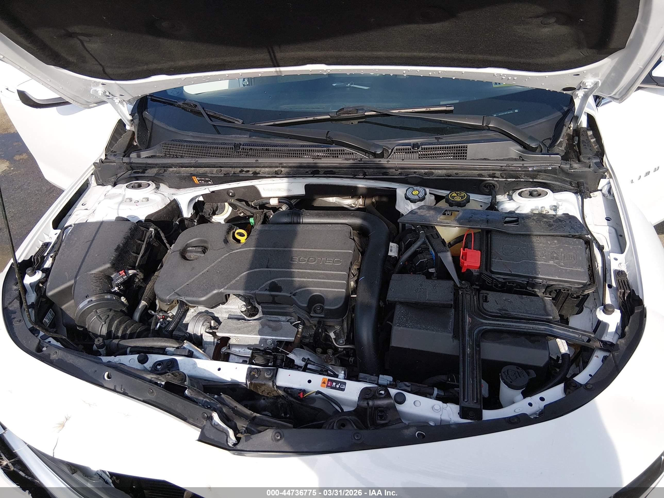 2023 Chevrolet Malibu Fwd 1lt Белый vin: 1G1ZD5ST5PF186408