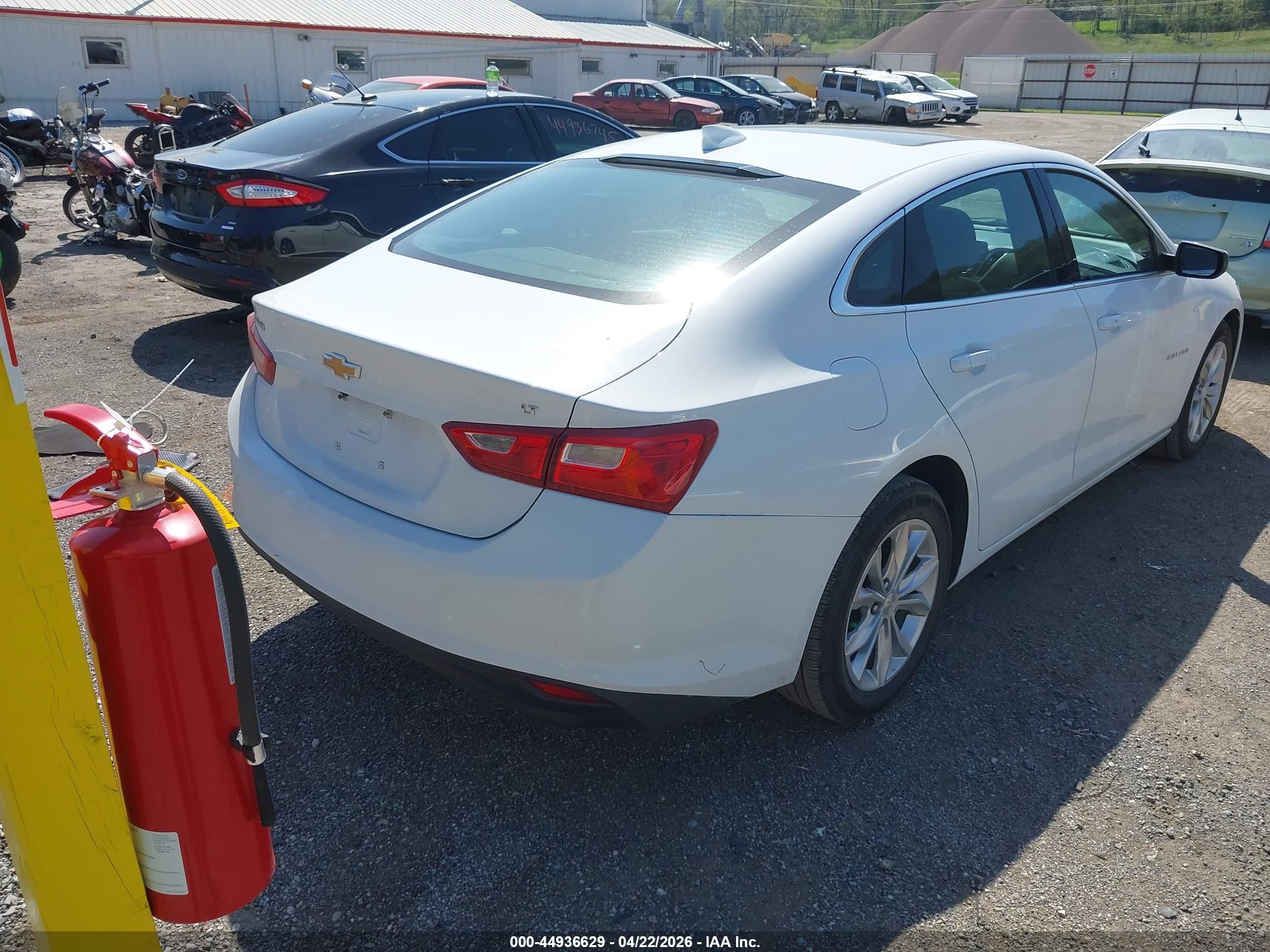 2023 Chevrolet Malibu Fwd 1lt White vin: 1G1ZD5ST5PF224428