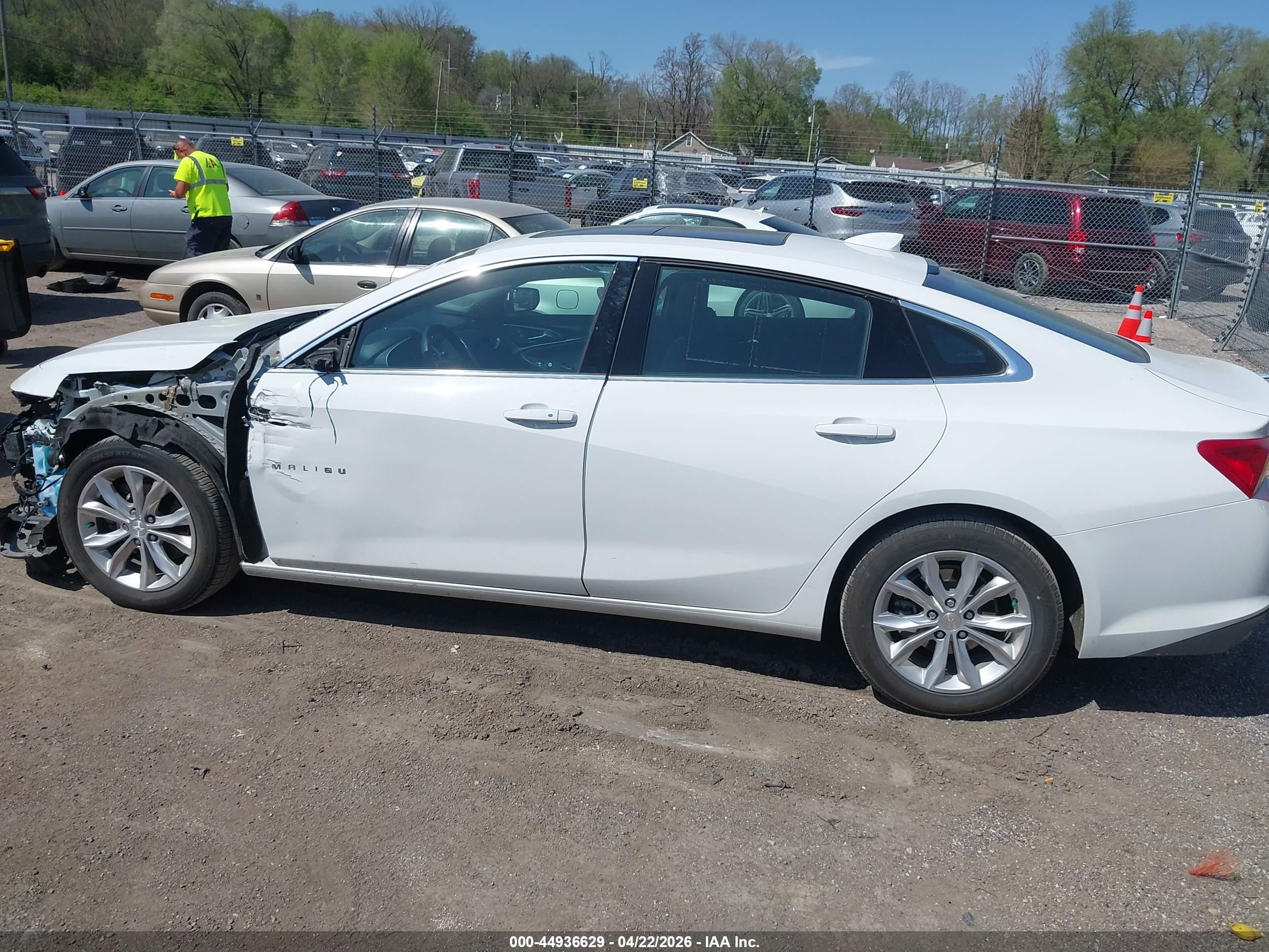 2023 Chevrolet Malibu Fwd 1lt White vin: 1G1ZD5ST5PF224428