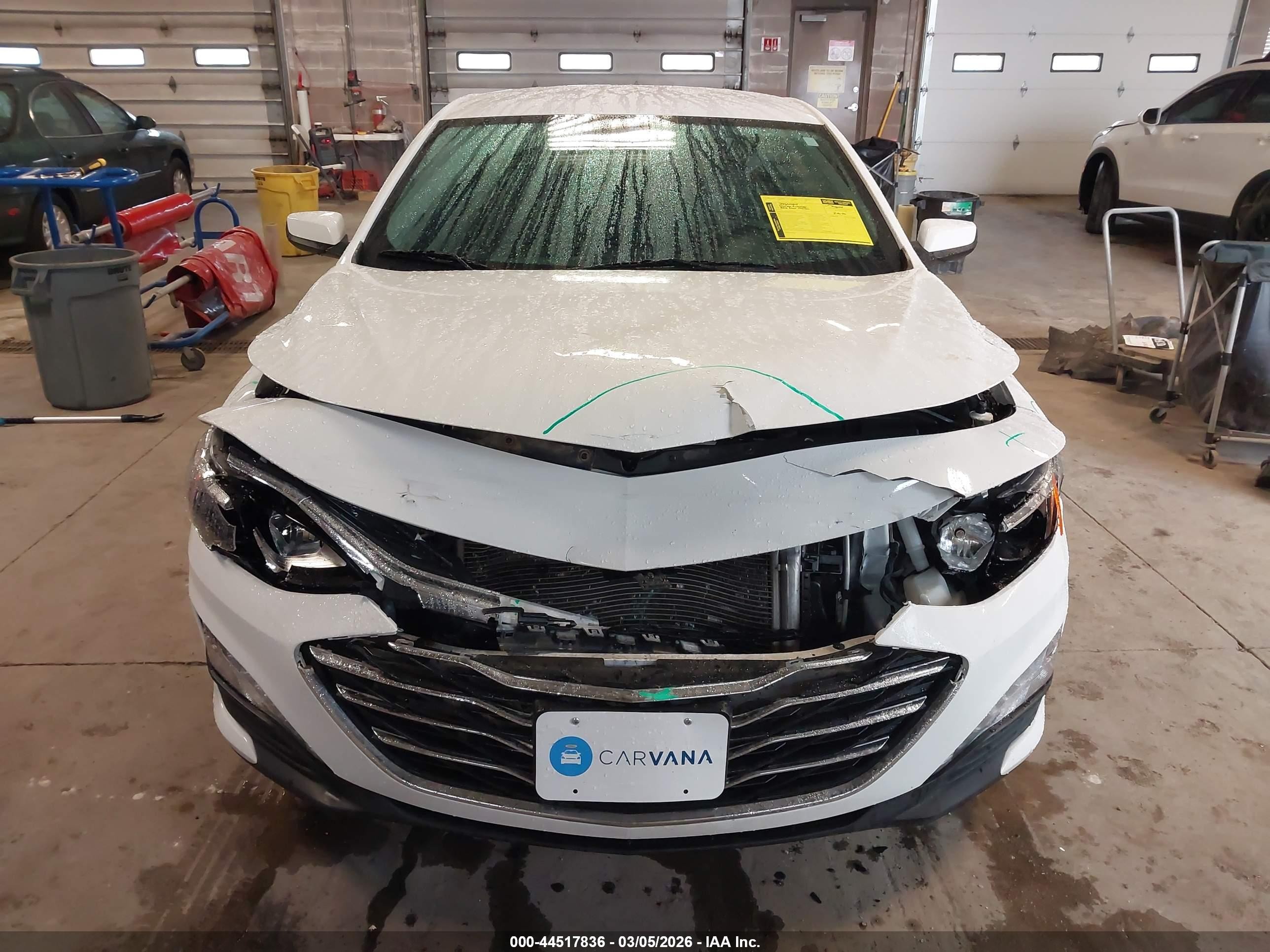2023 Chevrolet Malibu Fwd 1lt White vin: 1G1ZD5ST5PF231279