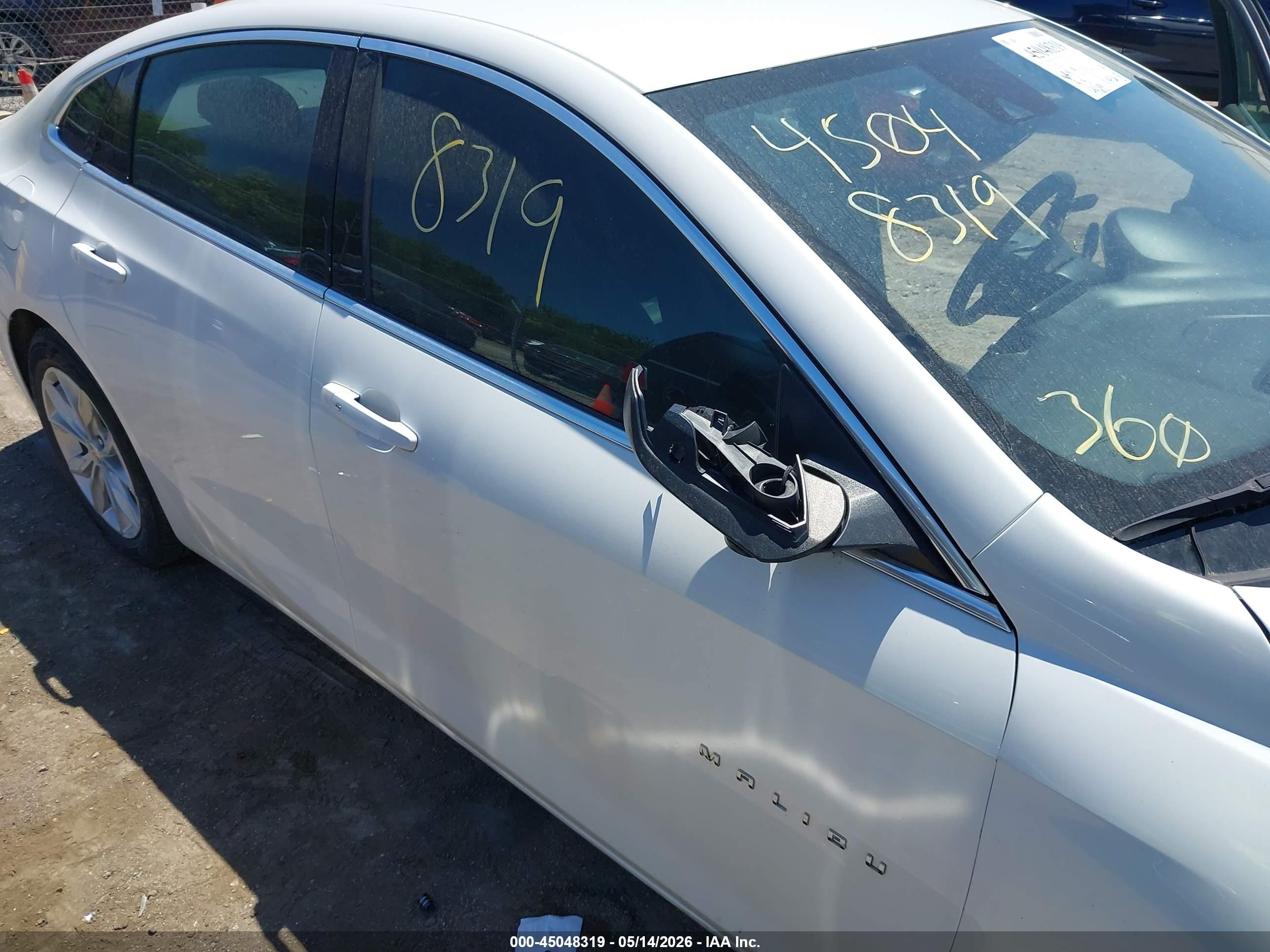 2024 Chevrolet Malibu Fwd 1lt White vin: 1G1ZD5ST5RF211858