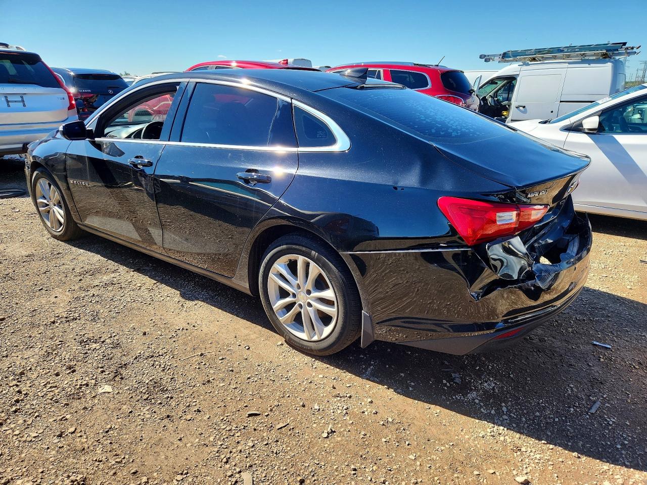 2018 Chevrolet Malibu Lt Black vin: 1G1ZD5ST6JF135636