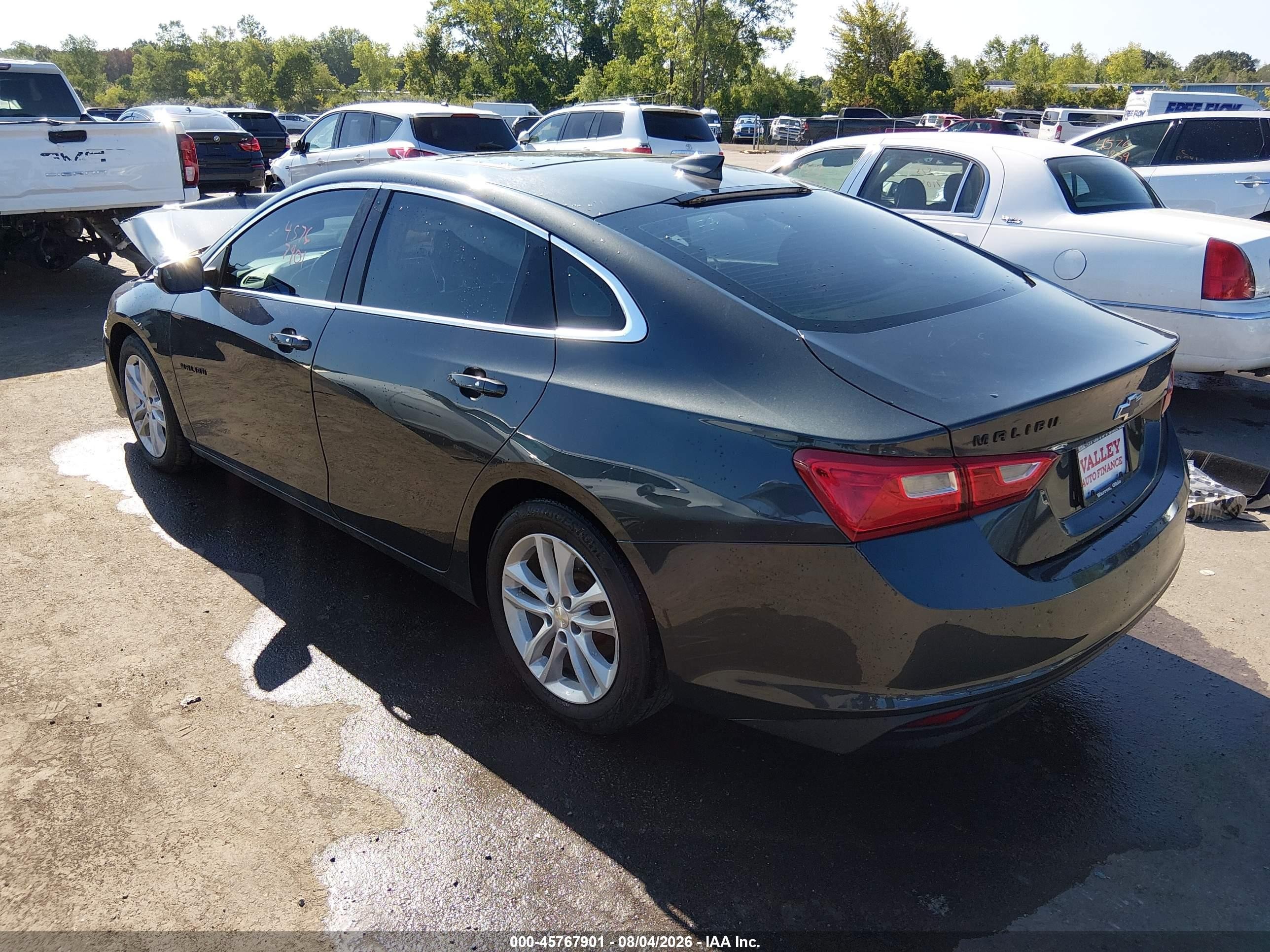 2018 Chevrolet Malibu Lt Gray vin: 1G1ZD5ST6JF153098
