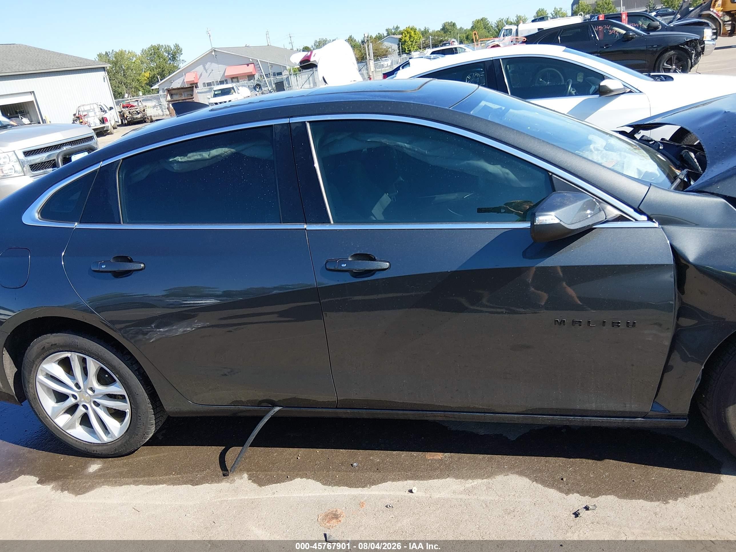 2018 Chevrolet Malibu Lt Gray vin: 1G1ZD5ST6JF153098