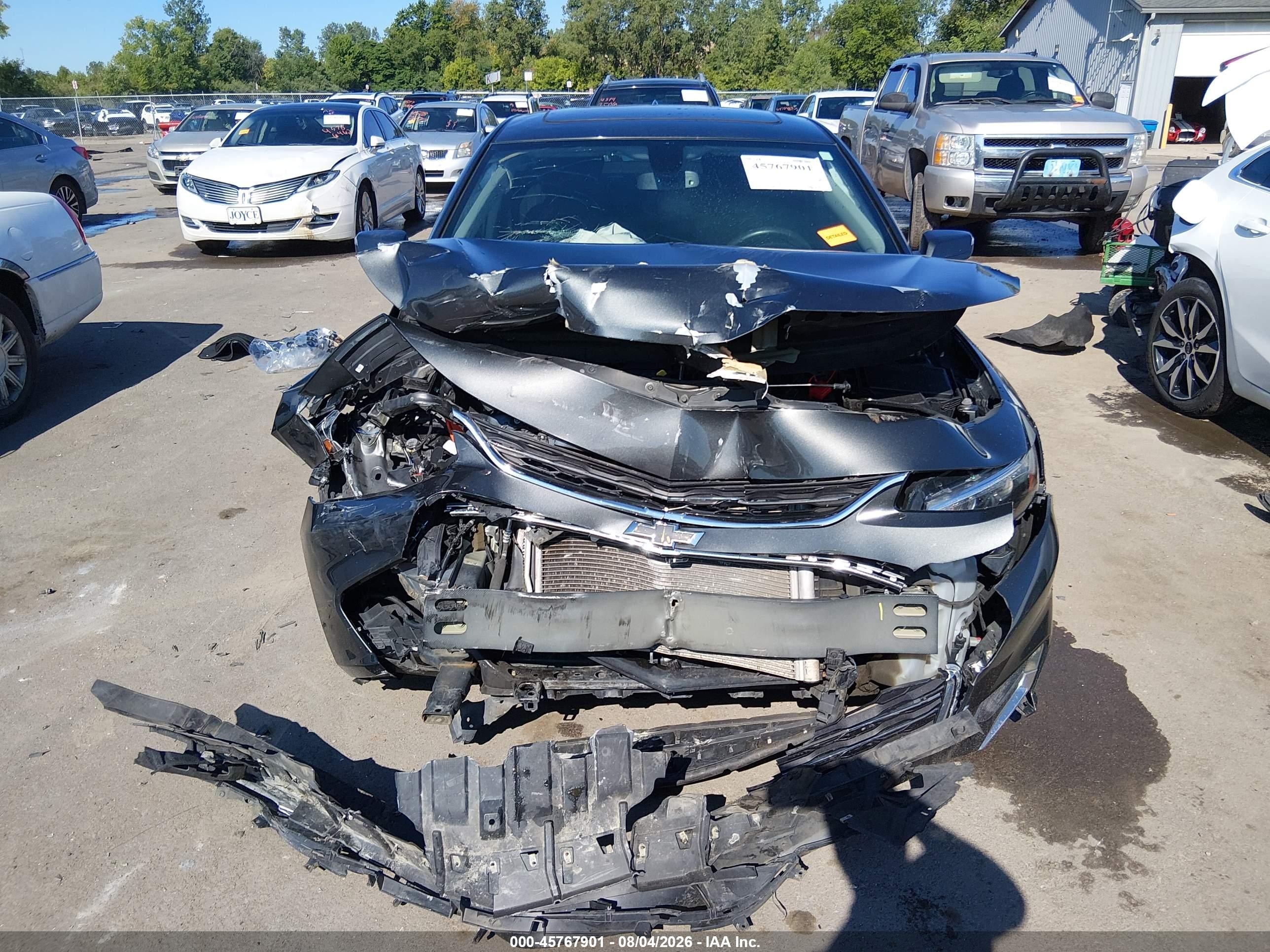 2018 Chevrolet Malibu Lt Gray vin: 1G1ZD5ST6JF153098