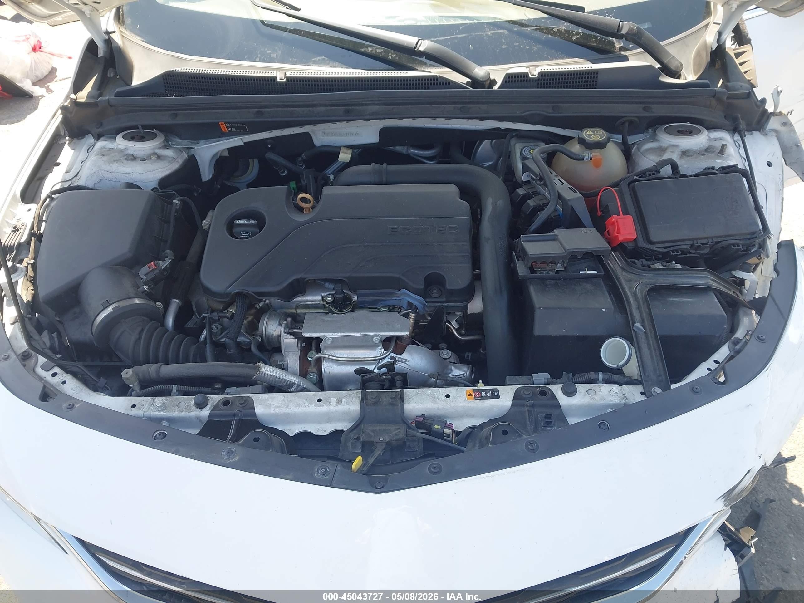2018 Chevrolet Malibu Lt White vin: 1G1ZD5ST6JF197912
