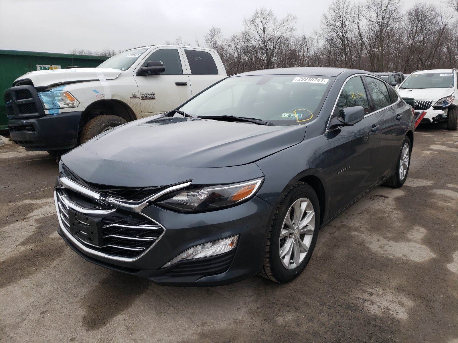 2019 Chevrolet Malibu Lt Gray vin: 1G1ZD5ST6KF183672