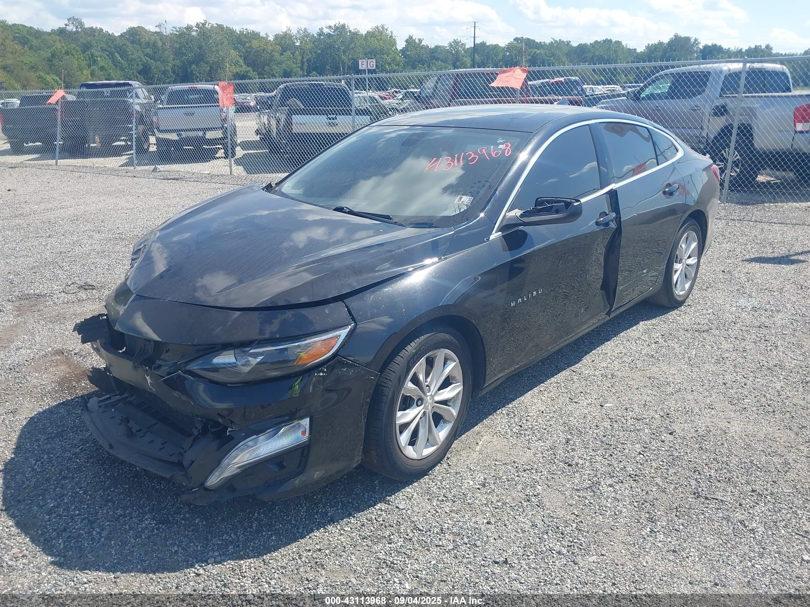 2019 Chevrolet Malibu Lt Black vin: 1G1ZD5ST6KF221692