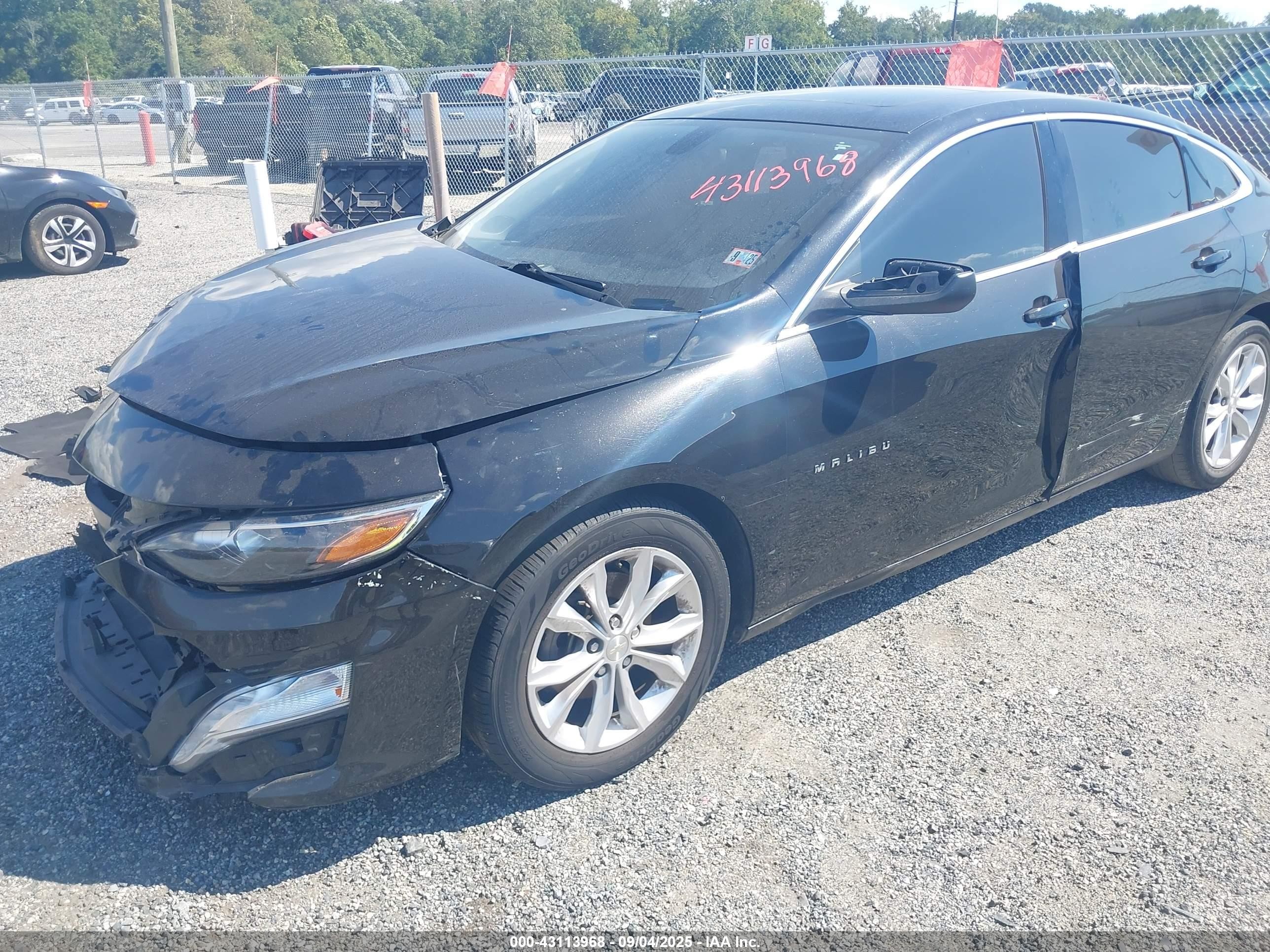 2019 Chevrolet Malibu Lt Black vin: 1G1ZD5ST6KF221692