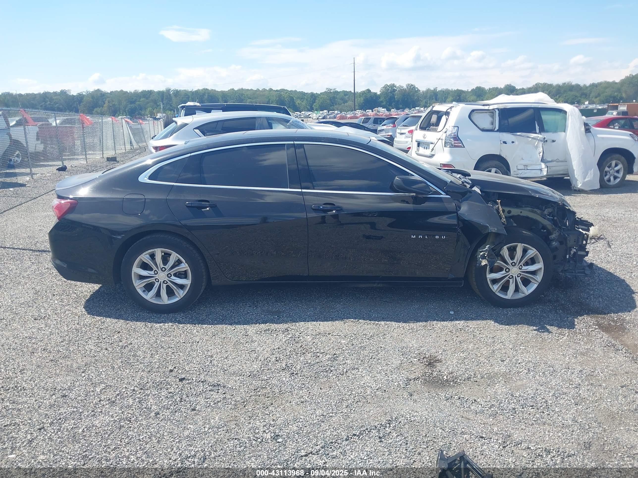 2019 Chevrolet Malibu Lt Black vin: 1G1ZD5ST6KF221692