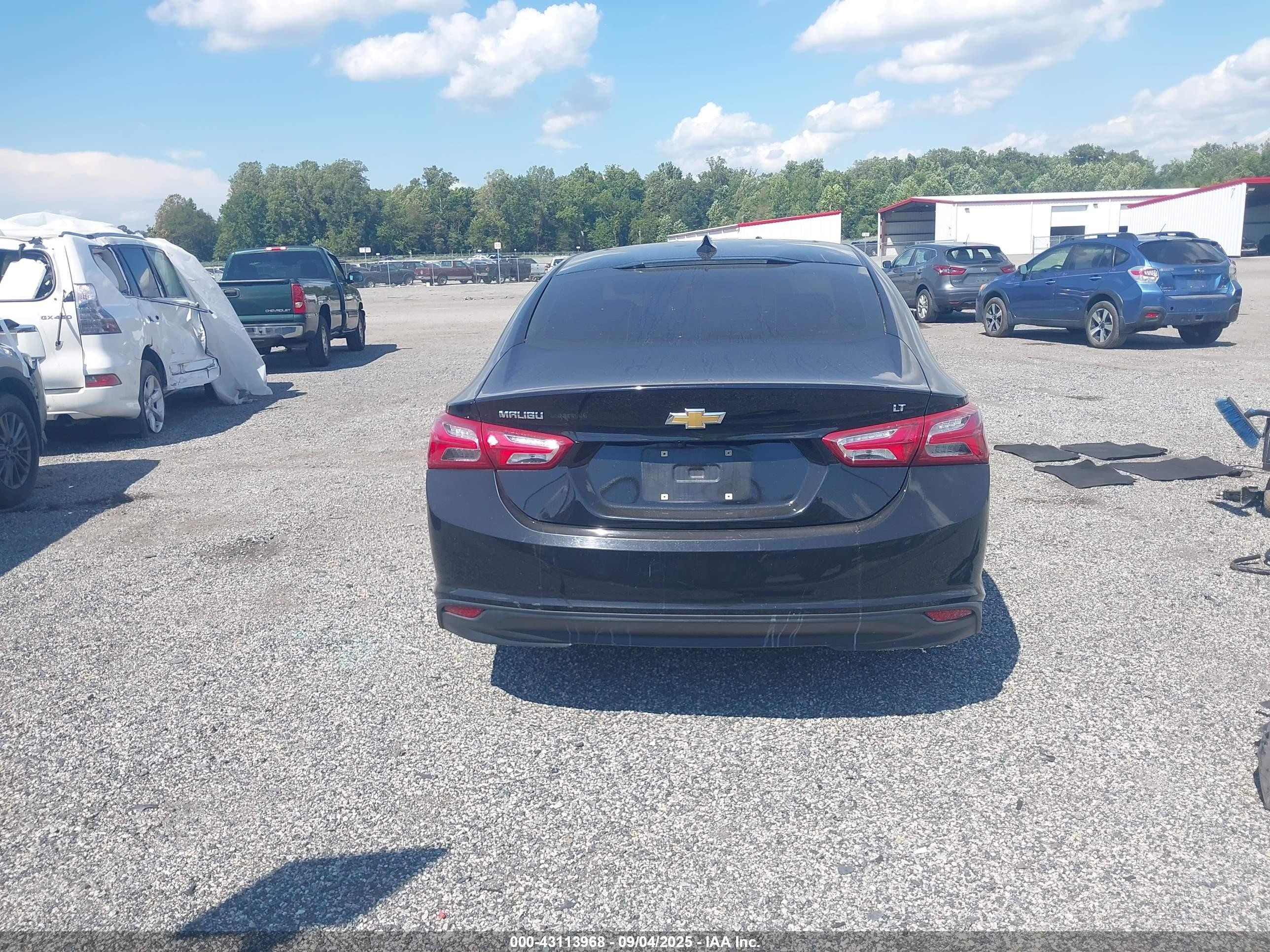 2019 Chevrolet Malibu Lt Black vin: 1G1ZD5ST6KF221692