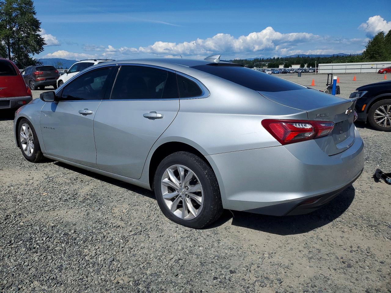 2020 Chevrolet Malibu Lt Silver vin: 1G1ZD5ST6LF031313