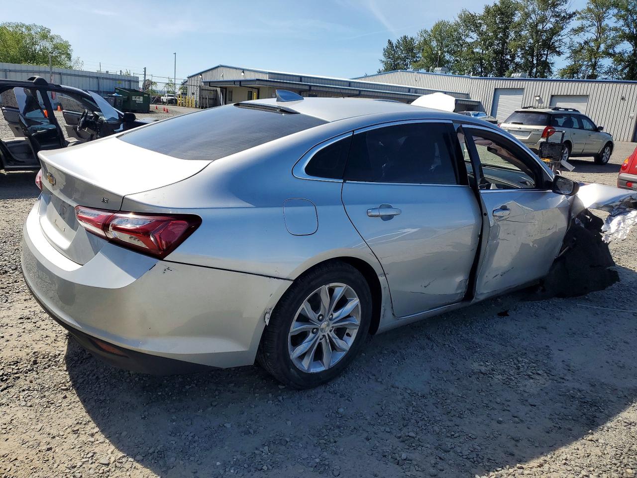 2020 Chevrolet Malibu Lt Silver vin: 1G1ZD5ST6LF031313