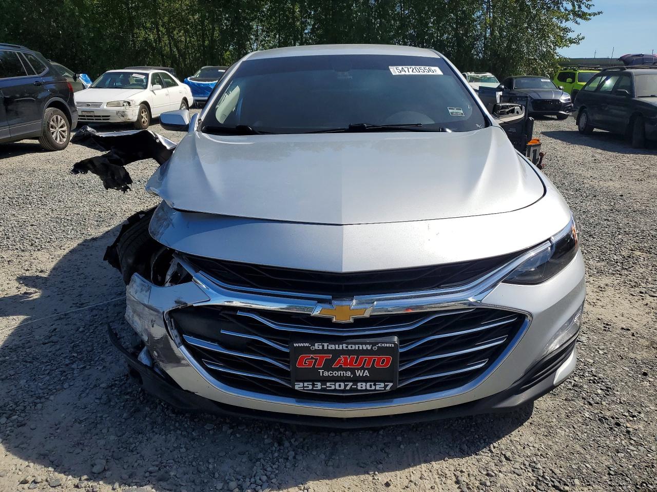 2020 Chevrolet Malibu Lt Silver vin: 1G1ZD5ST6LF031313