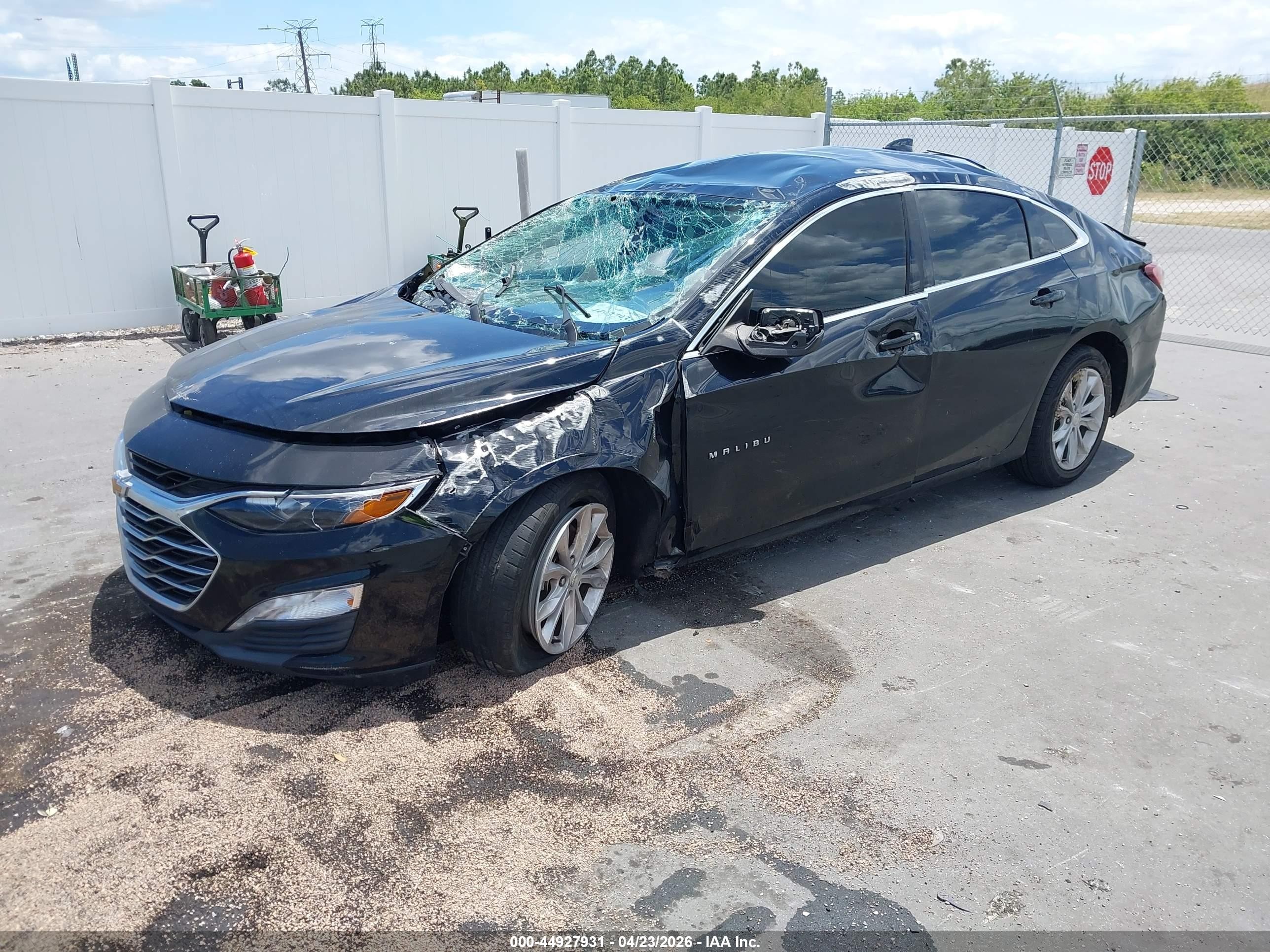 2020 Chevrolet Malibu Fwd Lt Черный vin: 1G1ZD5ST6LF093620