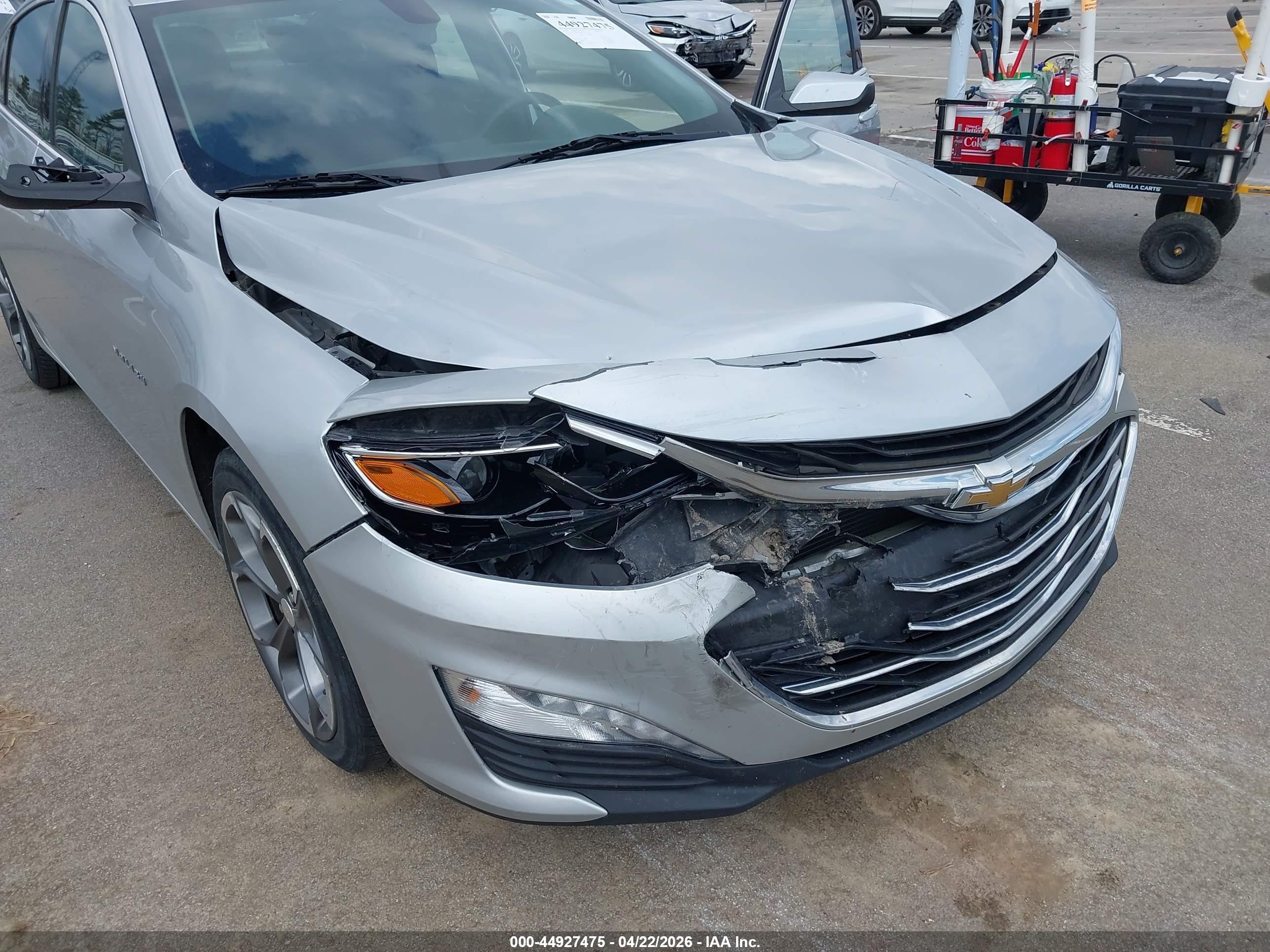 2020 Chevrolet Malibu Fwd Lt Silver vin: 1G1ZD5ST6LF097053