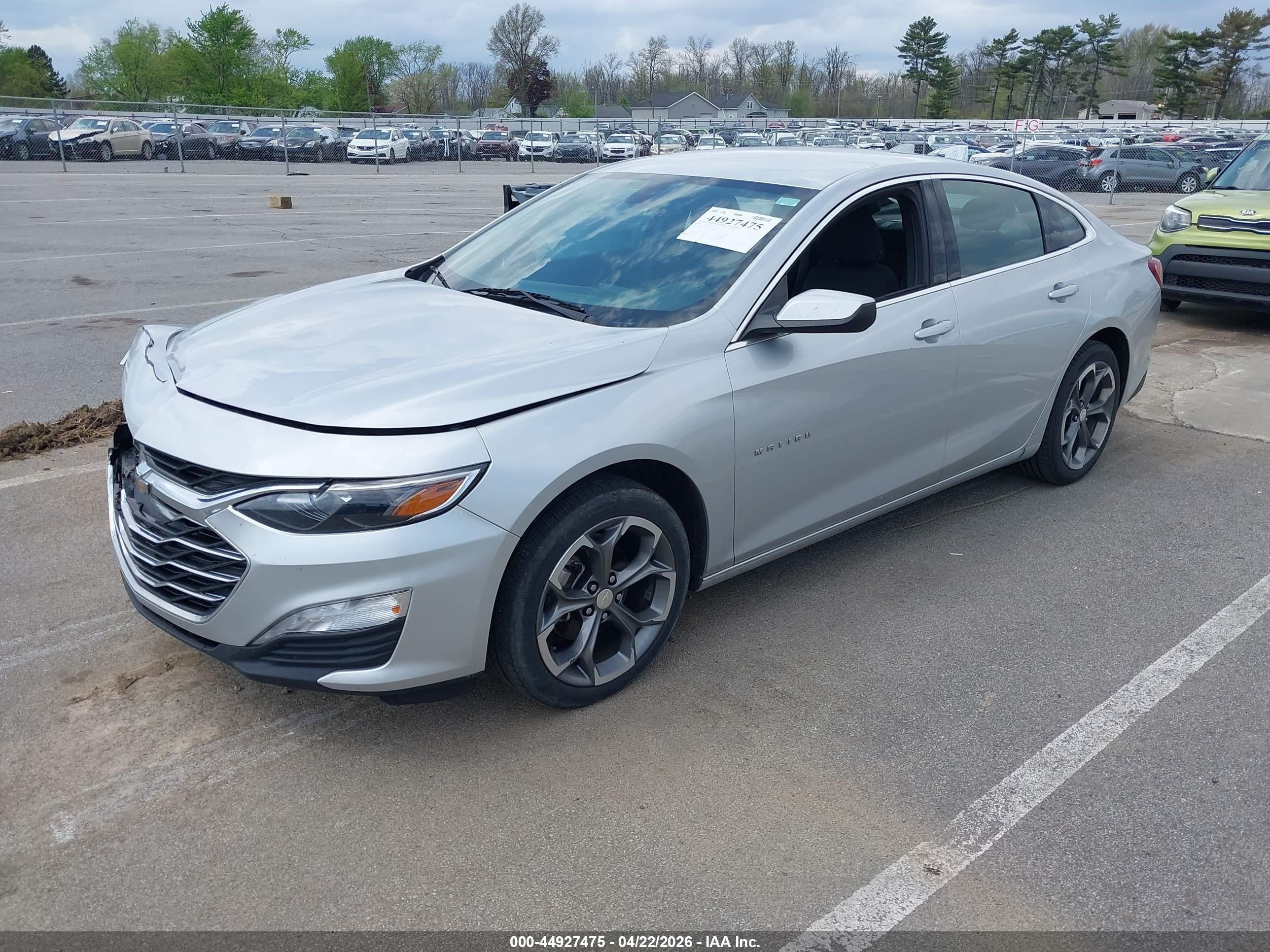 2020 Chevrolet Malibu Fwd Lt Silver vin: 1G1ZD5ST6LF097053