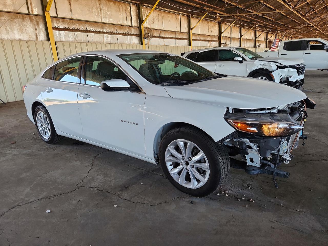 2020 Chevrolet Malibu Lt White vin: 1G1ZD5ST6LF101246