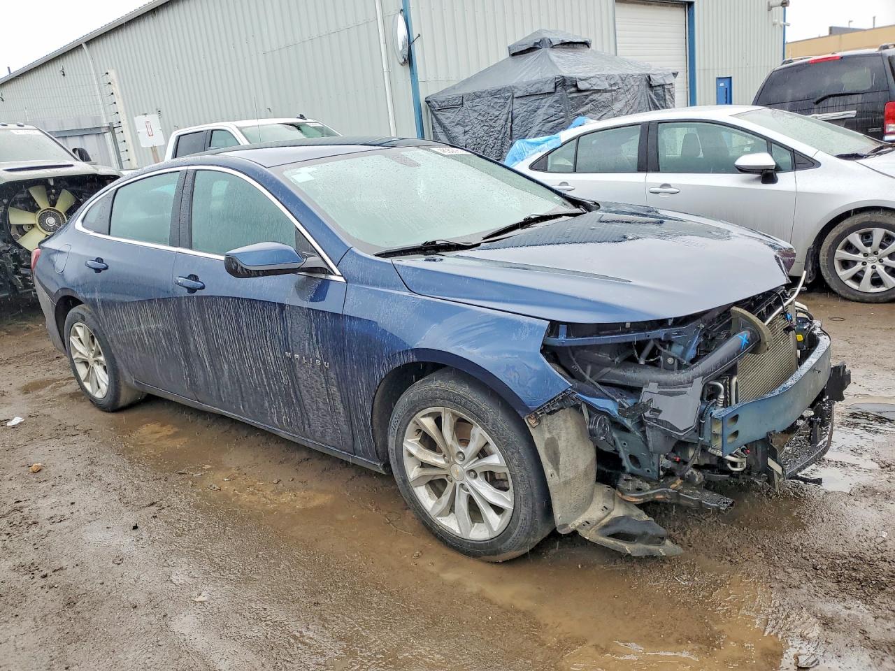 2021 Chevrolet Malibu Lt Blue vin: 1G1ZD5ST6MF076883