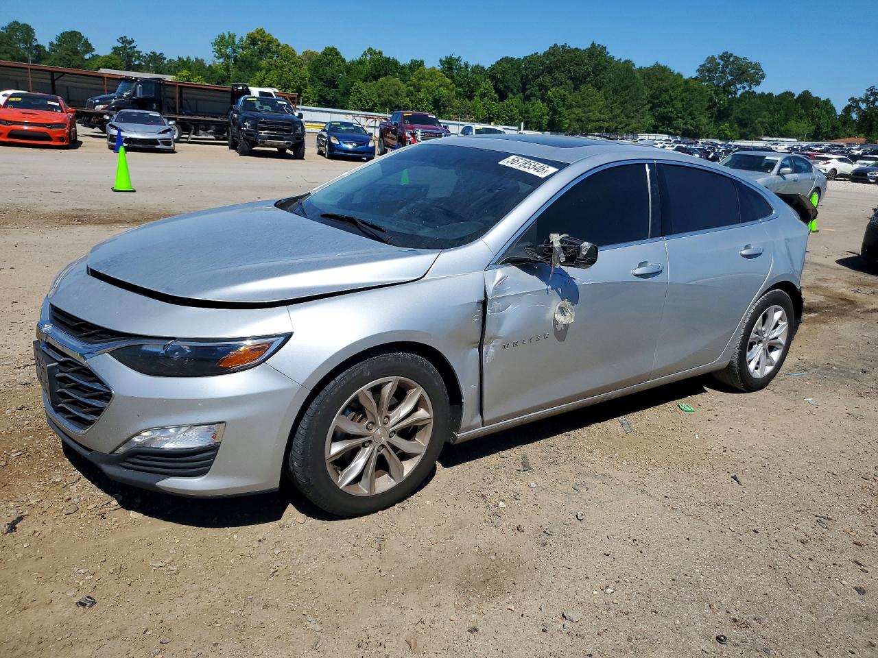 2022 Chevrolet Malibu Lt Silver vin: 1G1ZD5ST6NF148876