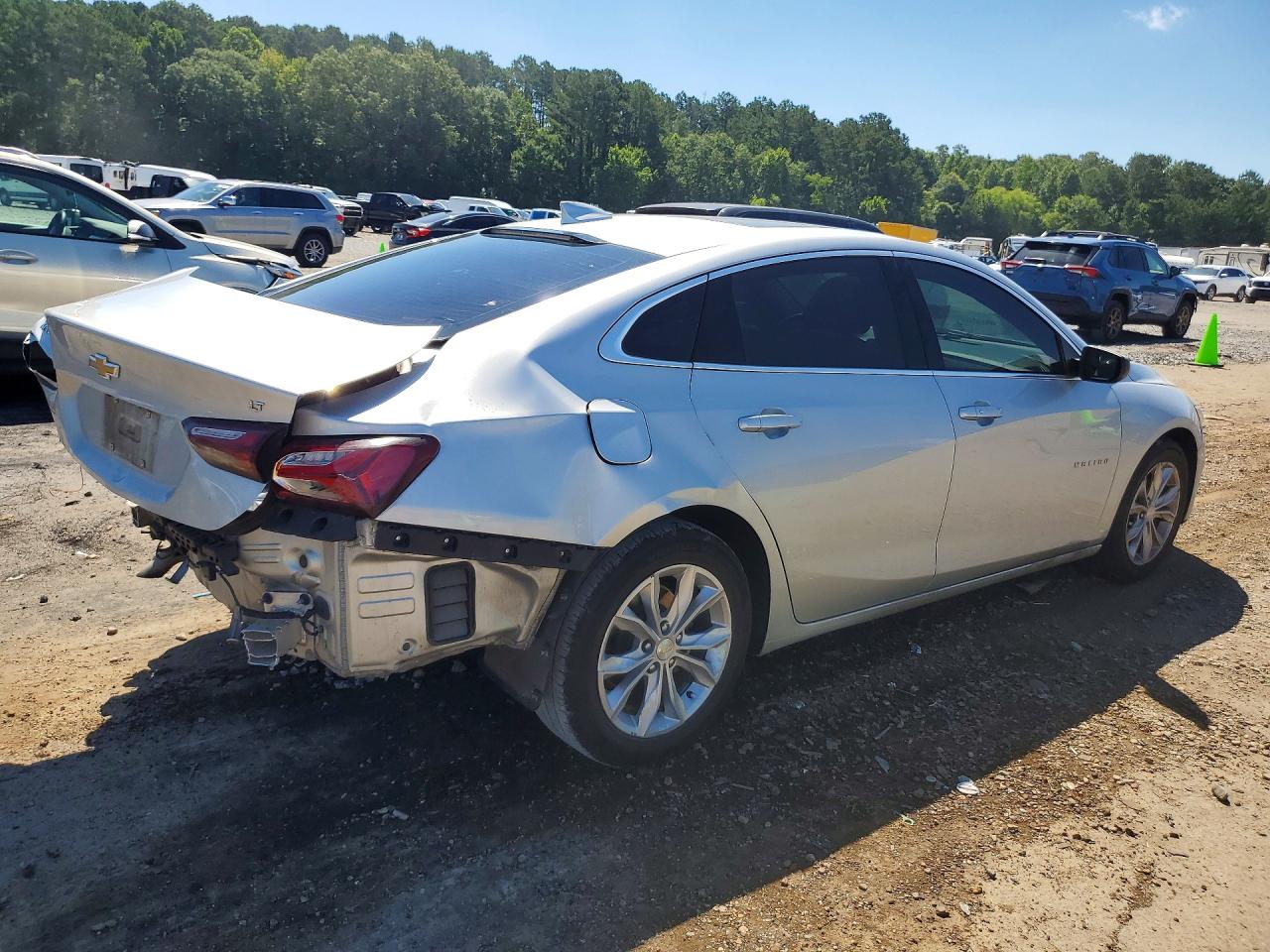 2022 Chevrolet Malibu Lt Silver vin: 1G1ZD5ST6NF148876