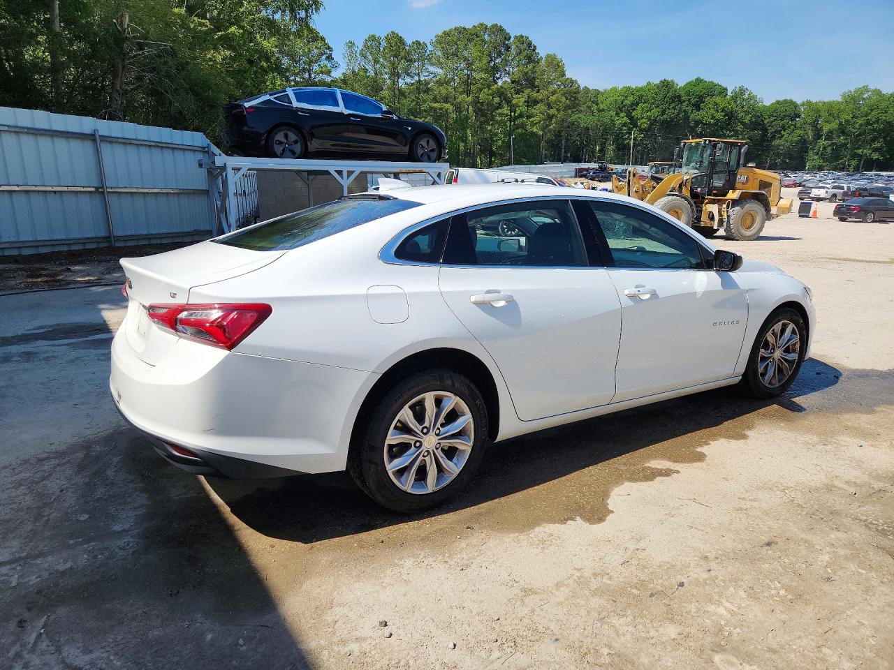 2022 Chevrolet Malibu Lt White vin: 1G1ZD5ST6NF181473