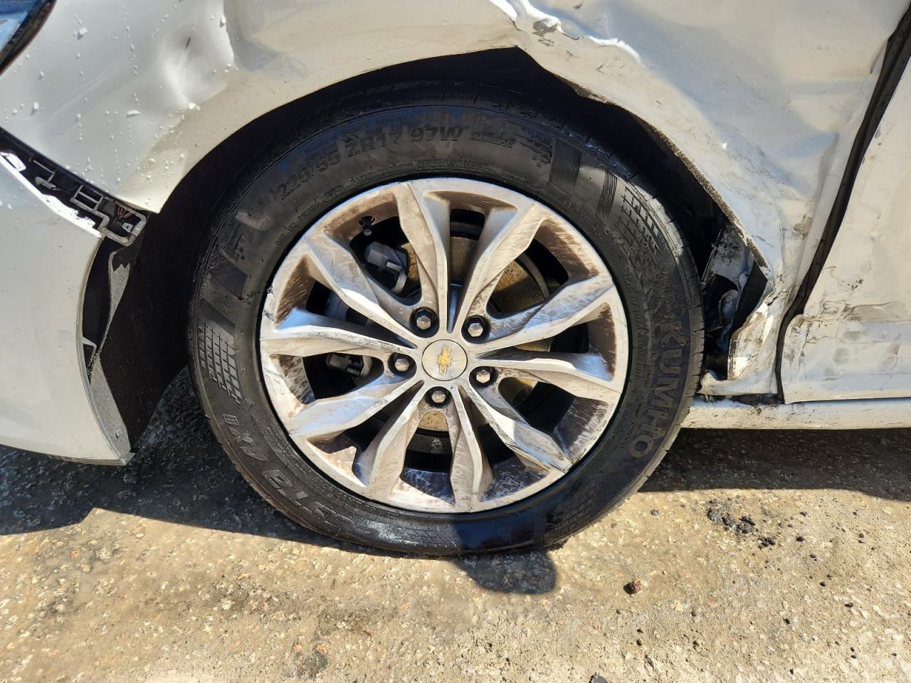 2022 Chevrolet Malibu Lt White vin: 1G1ZD5ST6NF181473 Damage: Front Bumper, Broken, Replacement Required