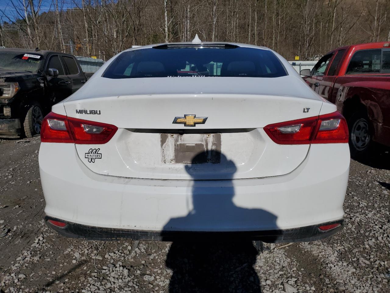 2018 Chevrolet Malibu Lt White vin: 1G1ZD5ST7JF178138