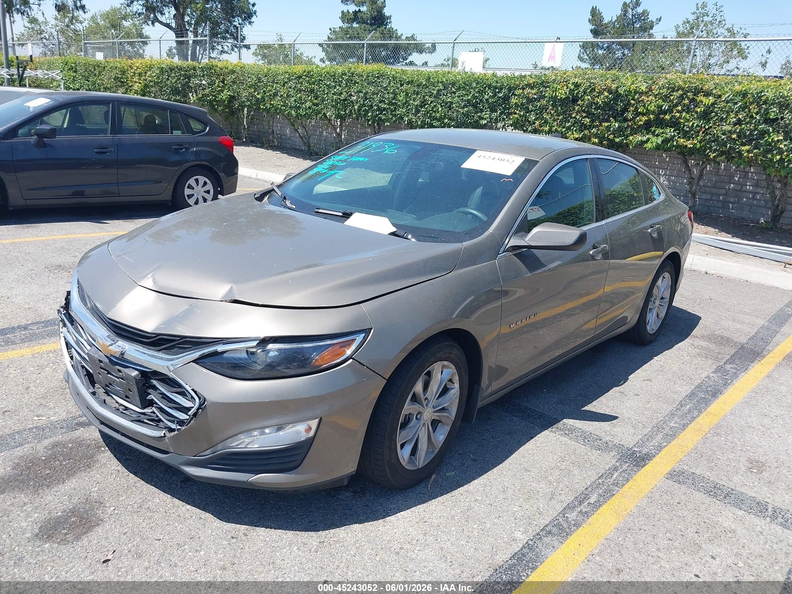 2020 Chevrolet Malibu Fwd Lt Green vin: 1G1ZD5ST7LF024273