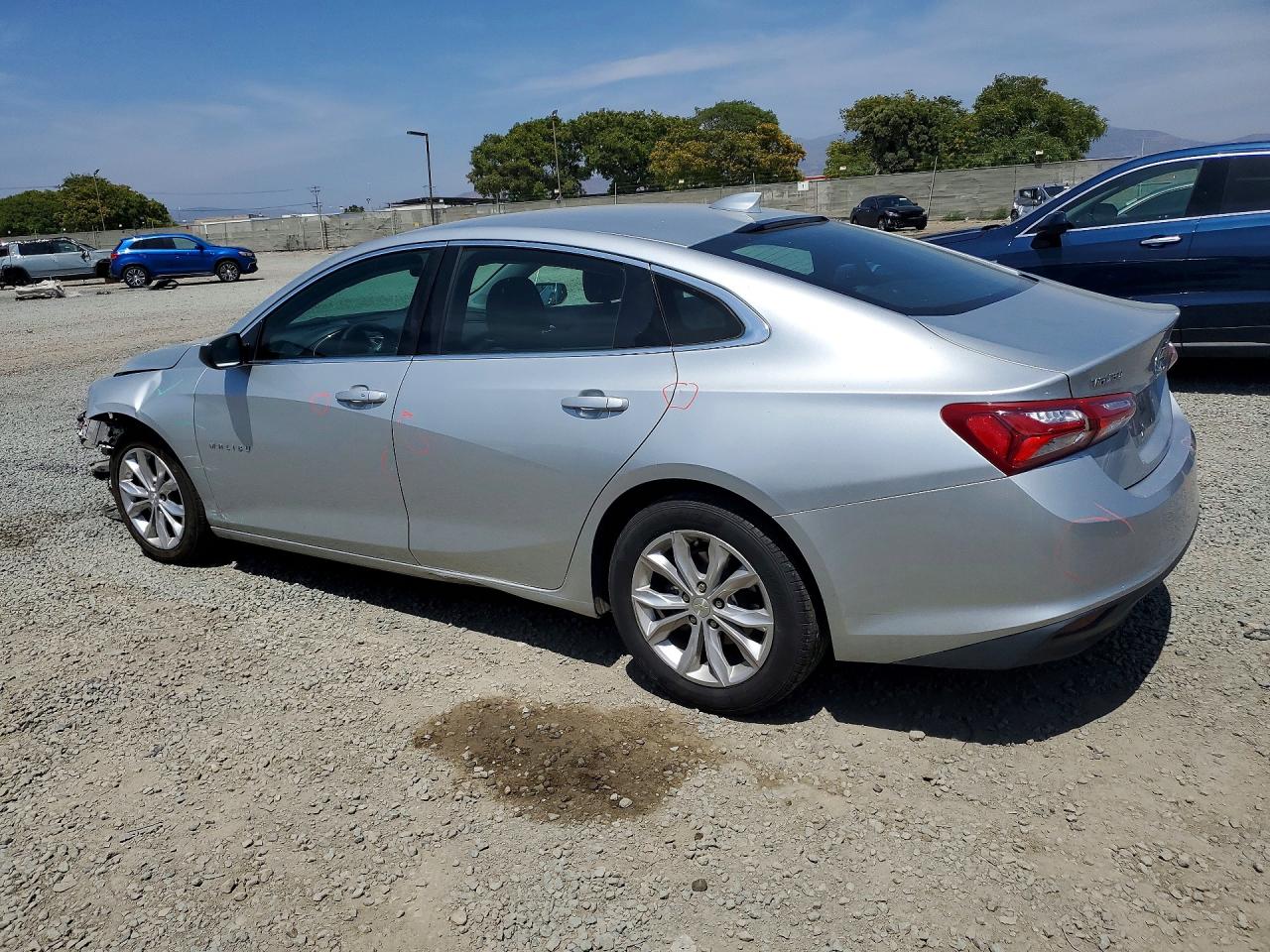 2020 Chevrolet Malibu Lt Silver vin: 1G1ZD5ST7LF040957