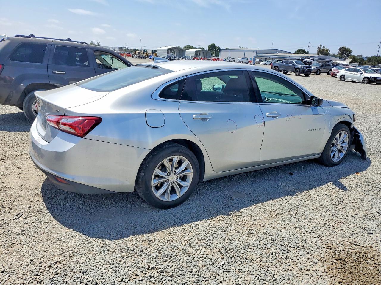 2020 Chevrolet Malibu Lt Silver vin: 1G1ZD5ST7LF040957