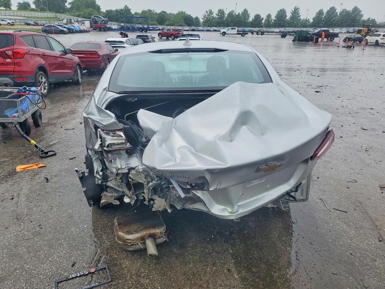2021 Chevrolet Malibu Lt Серебряный vin: 1G1ZD5ST7MF019835