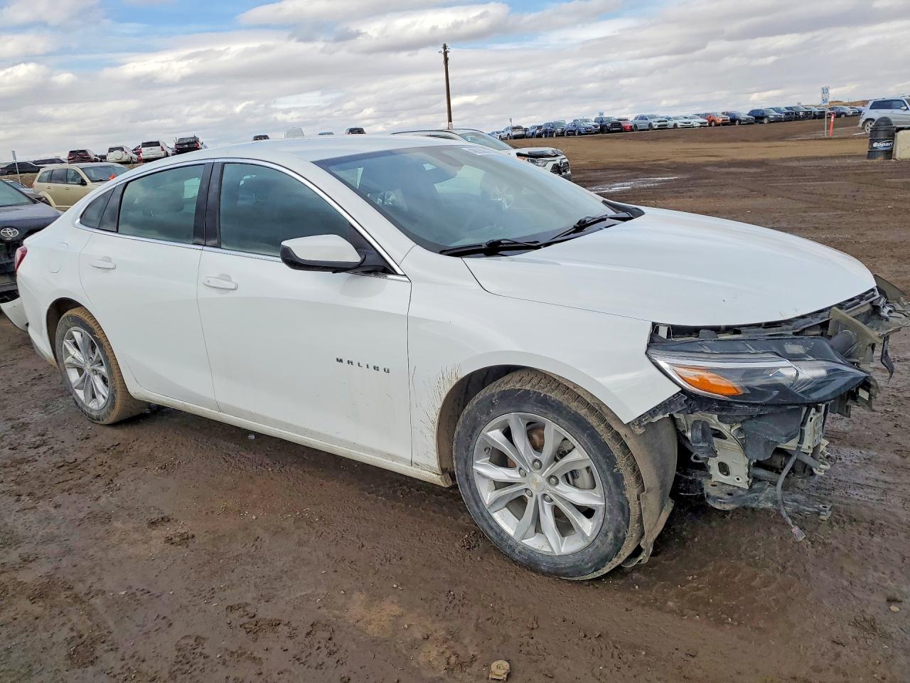 2022 Chevrolet Malibu Lt White vin: 1G1ZD5ST7NF109102