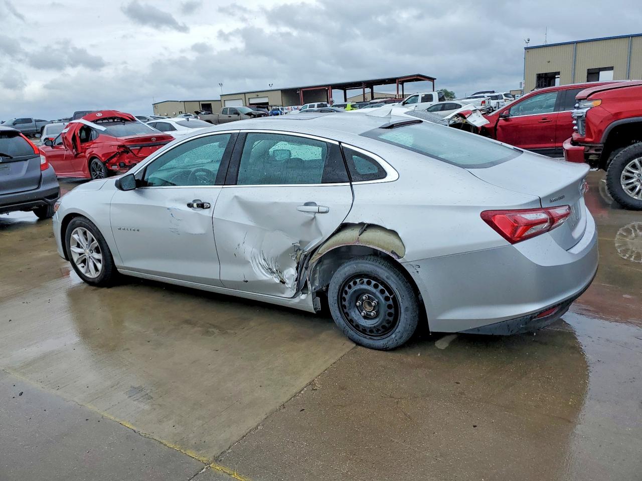 2022 Chevrolet Malibu Lt Silver vin: 1G1ZD5ST7NF127194