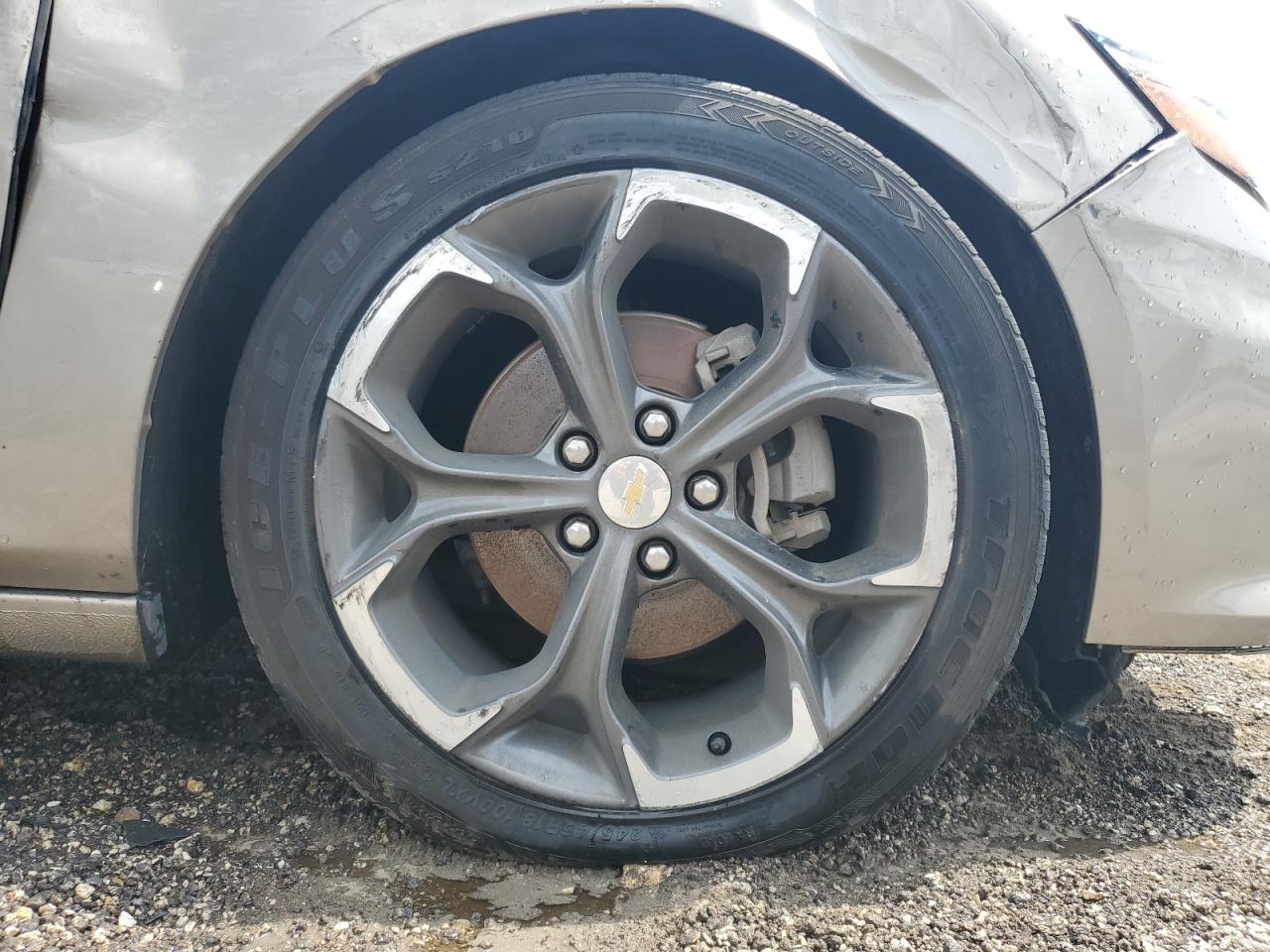 2022 Chevrolet Malibu Lt Gray vin: 1G1ZD5ST7NF175116 Damage: Right Front Wheel, Curb Rash, > 12 Inches